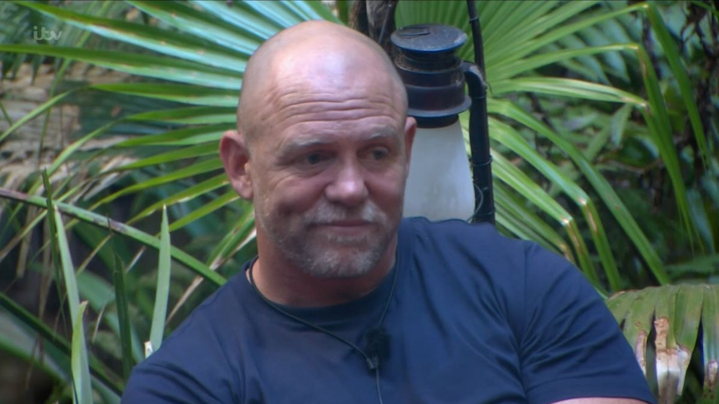 Mike Tindall in jungle looking unimpressed