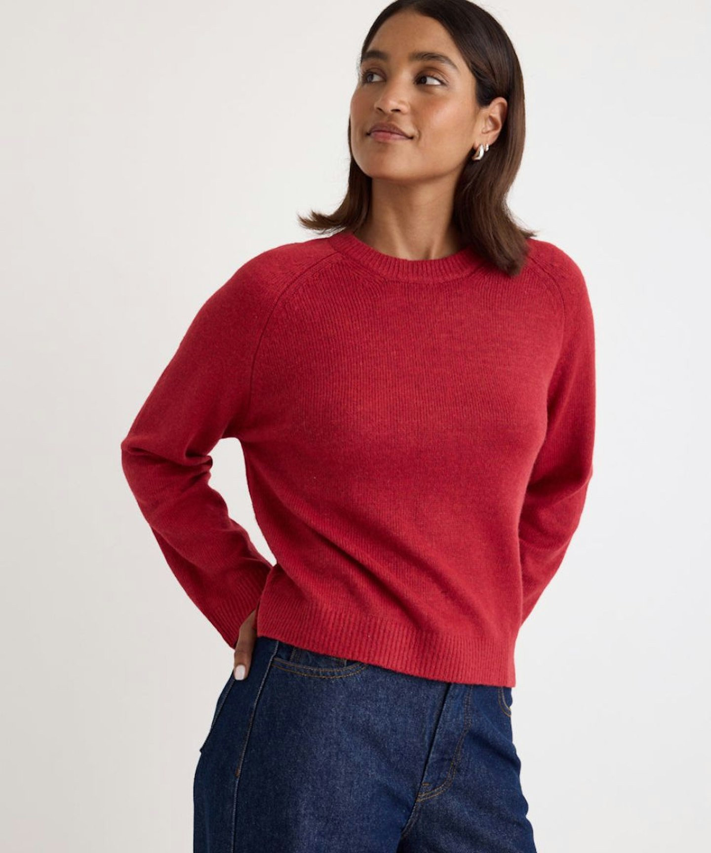 nobody's child Red Crew Neck Knitted Jumper