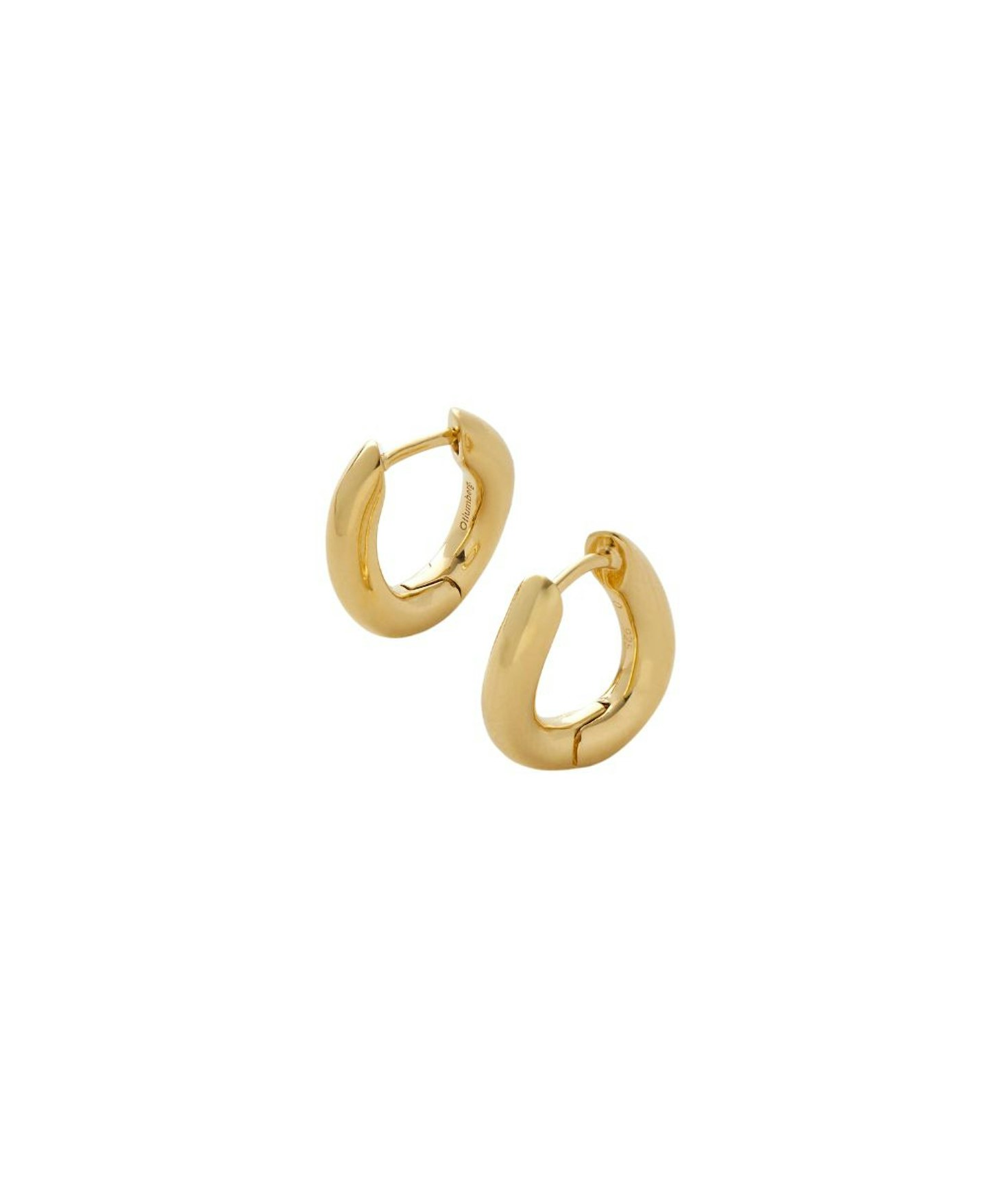 Otiumberg Gold-Plated Chunky Hoop Earrings