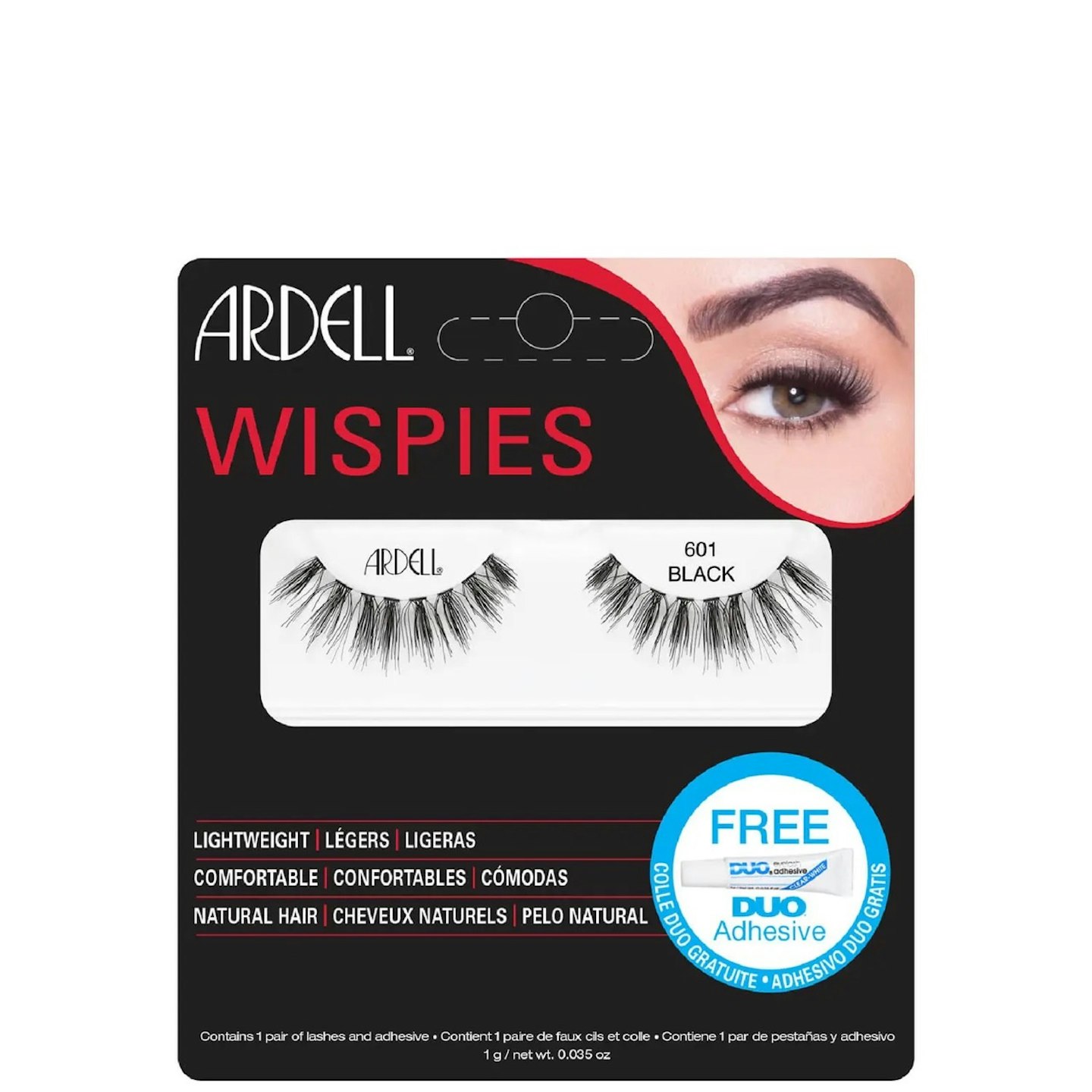 Ardell Wispies Clusters False Eyelashes - 601 Black