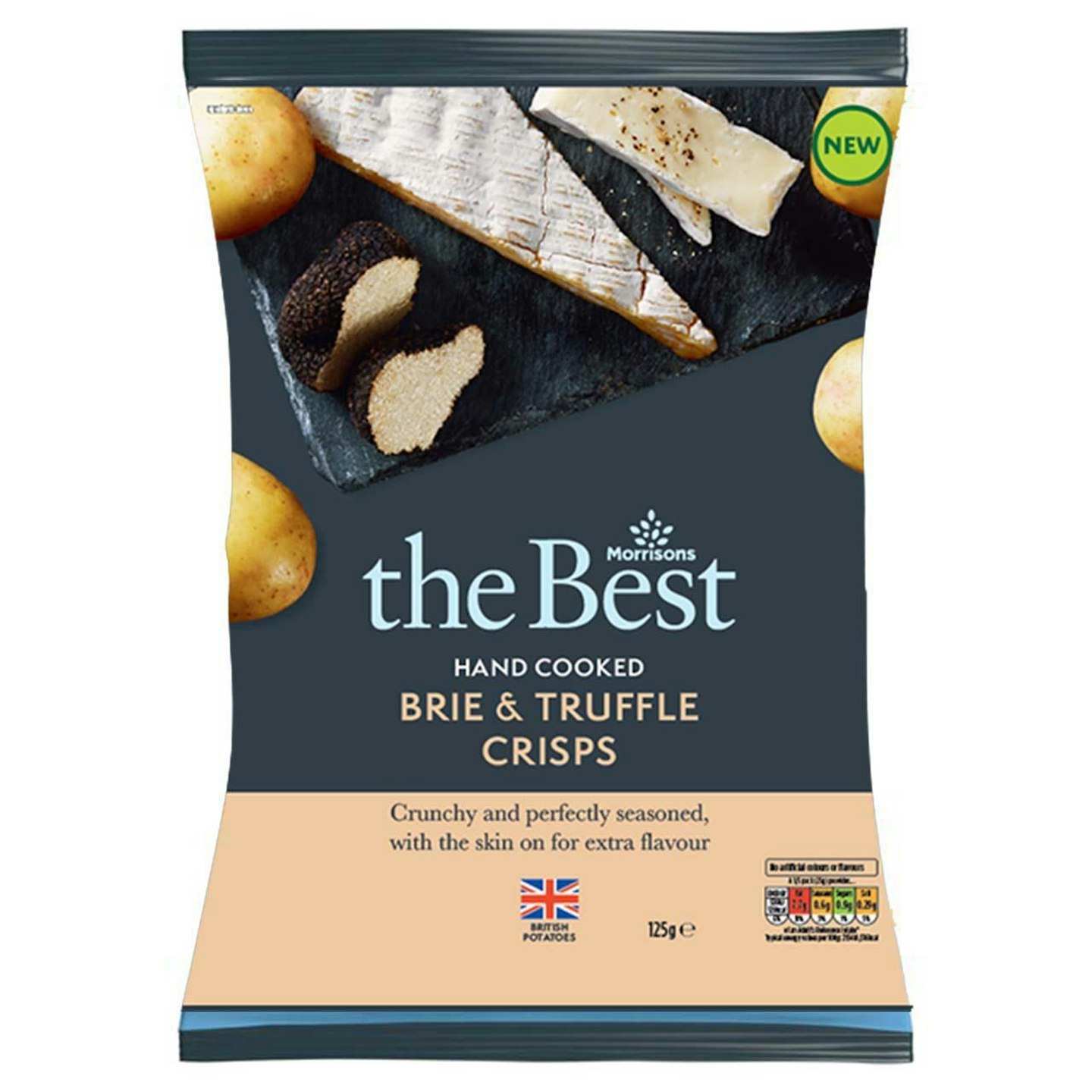 Morrisons The Best Brie And Truffle Crisps, £1.09