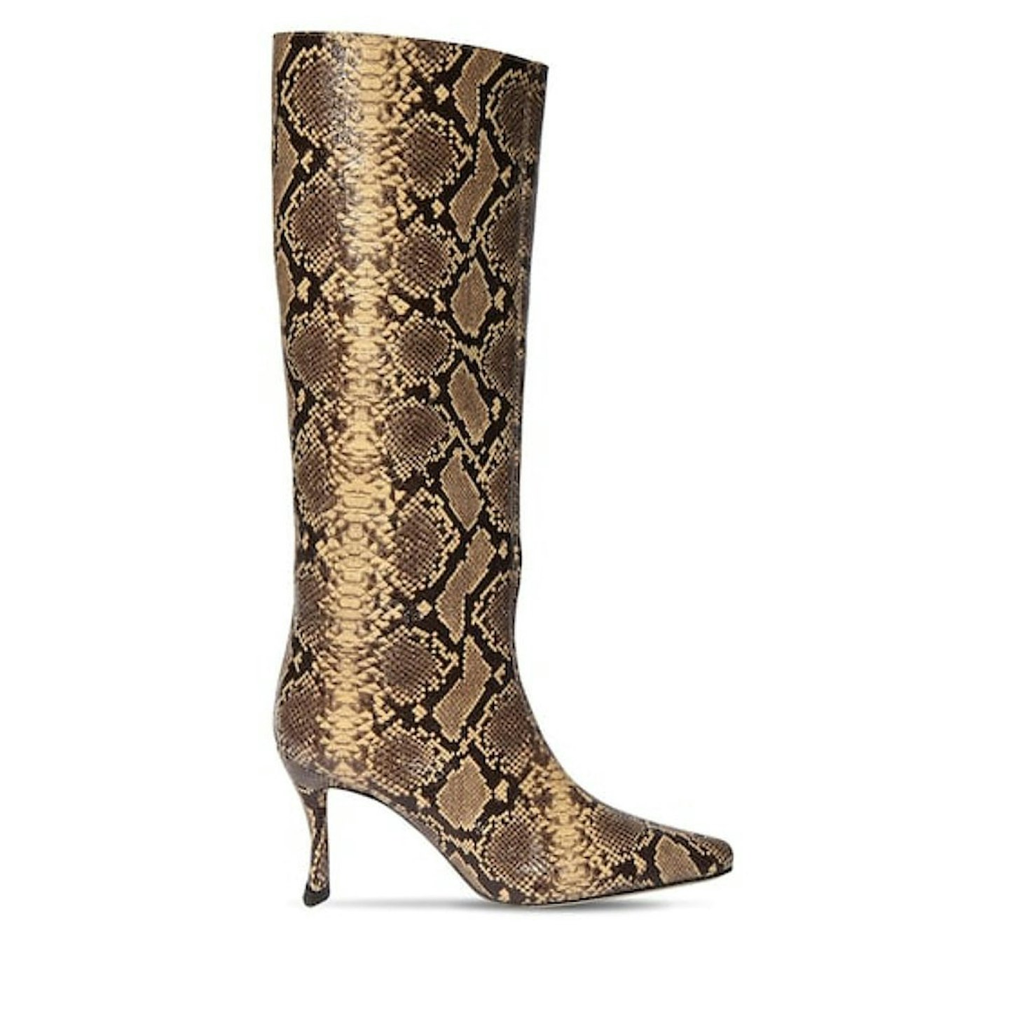 By Far, Python Print Leather Boots