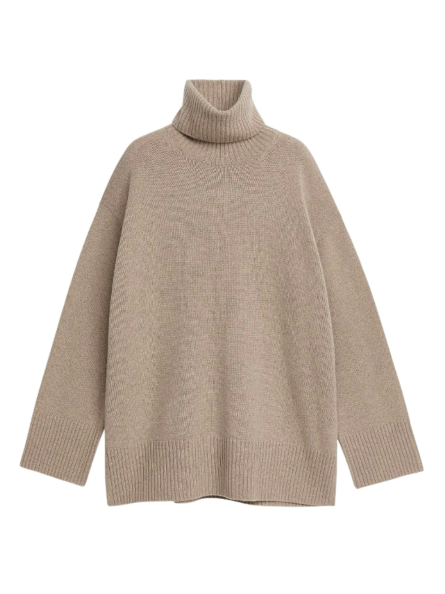 Arket, Oversized Cashmere Roll Neck Jumper