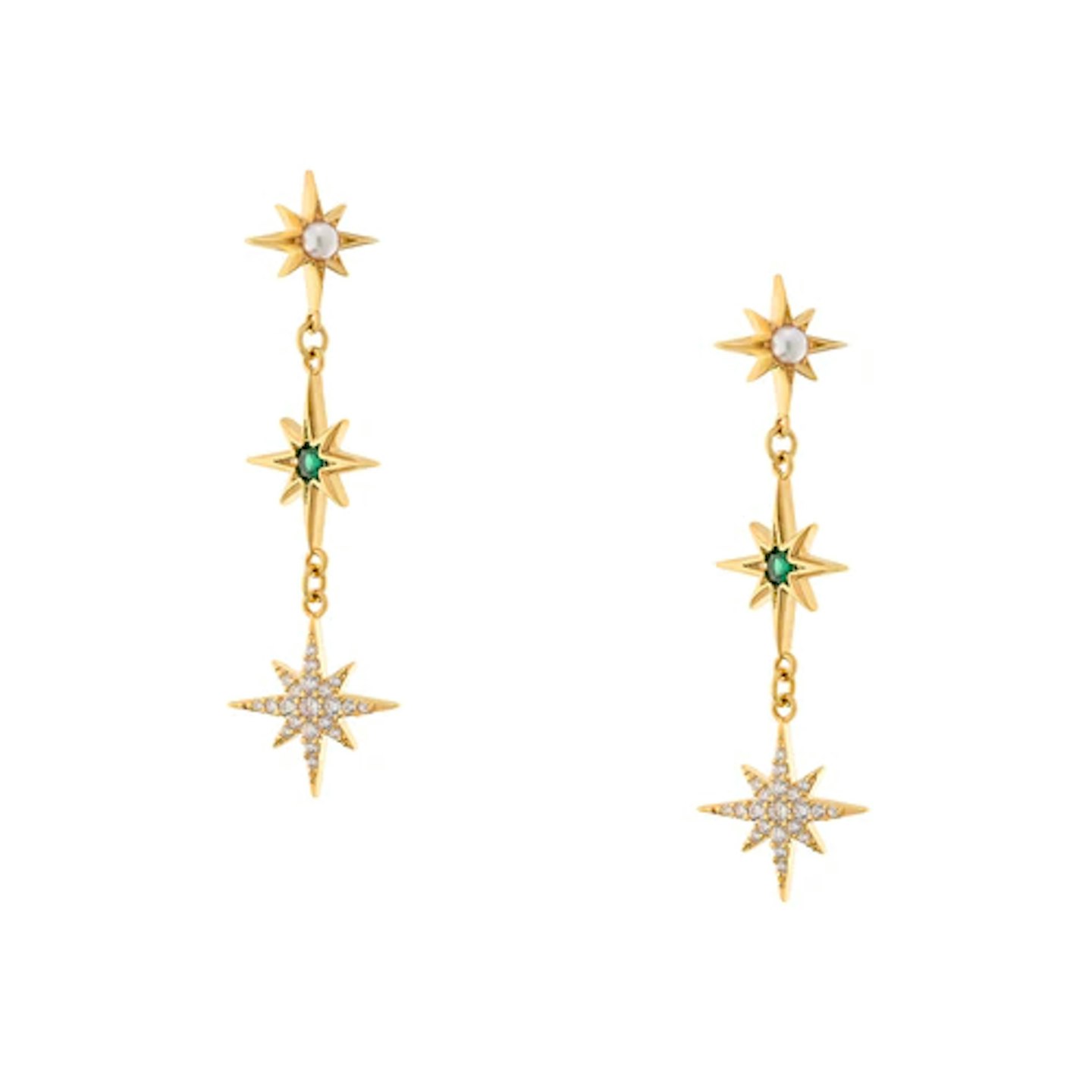 Starburst Drop Earrings