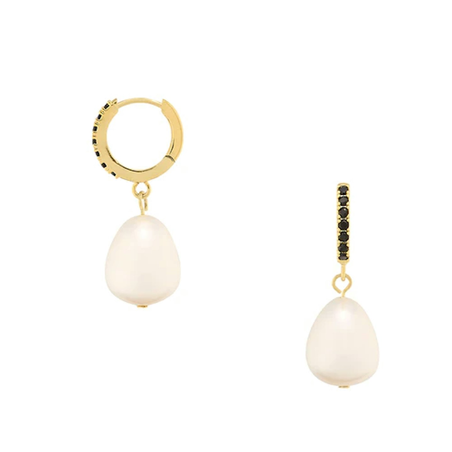 Pearl Hoop Earrings