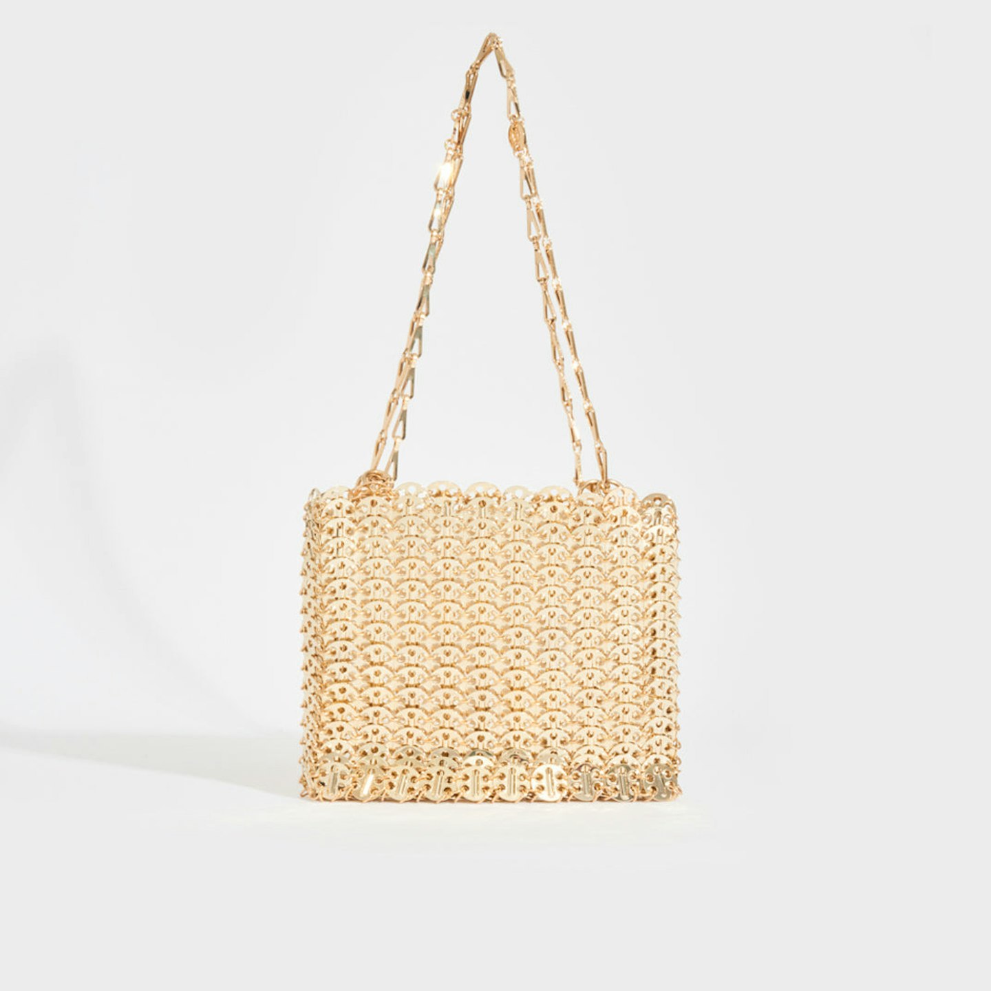 Paco Rabanne, Iconic 1969 Chain Shoulder Bag in Gold