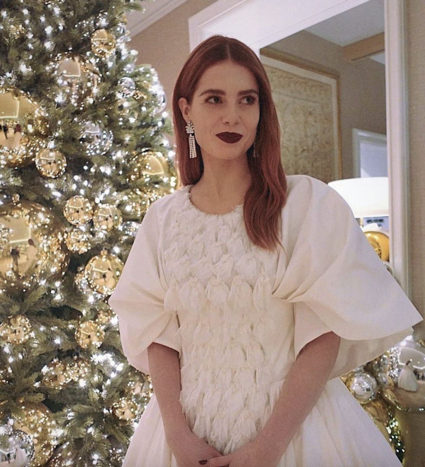 Lucy Boynton's Festive Freshen Up