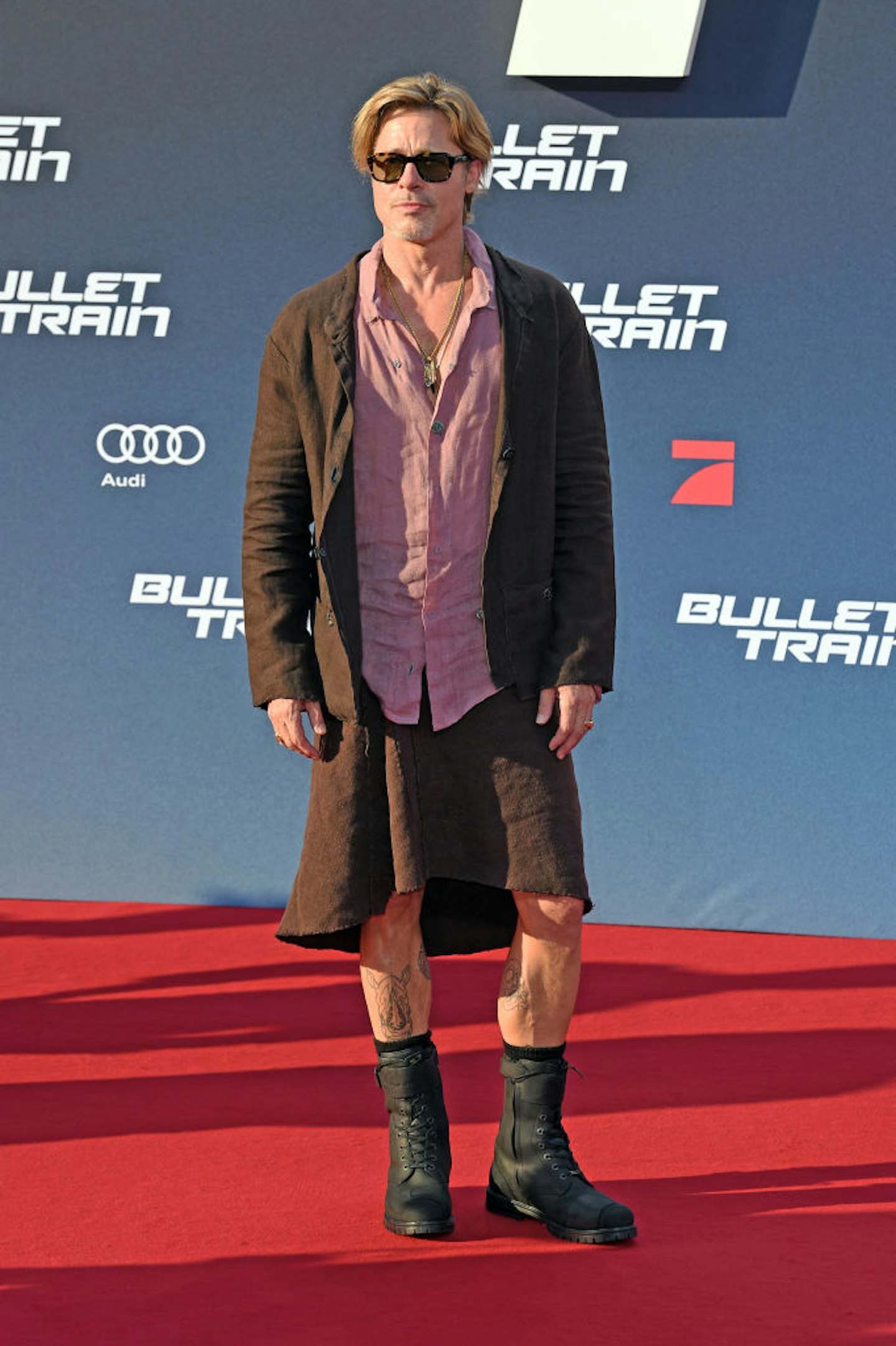 Brad Pitt Bullet Train premiere