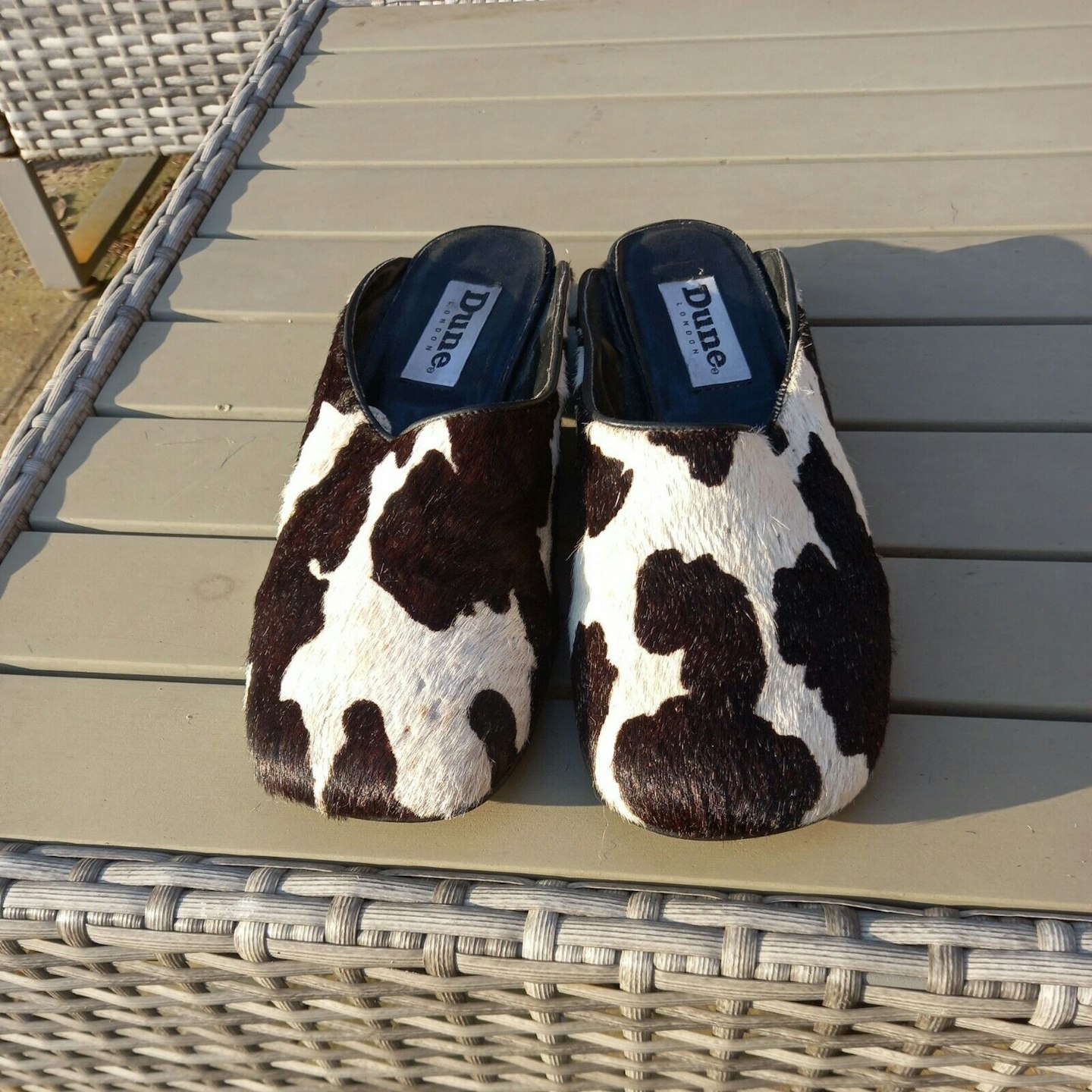 Dune, Animal Print Mules