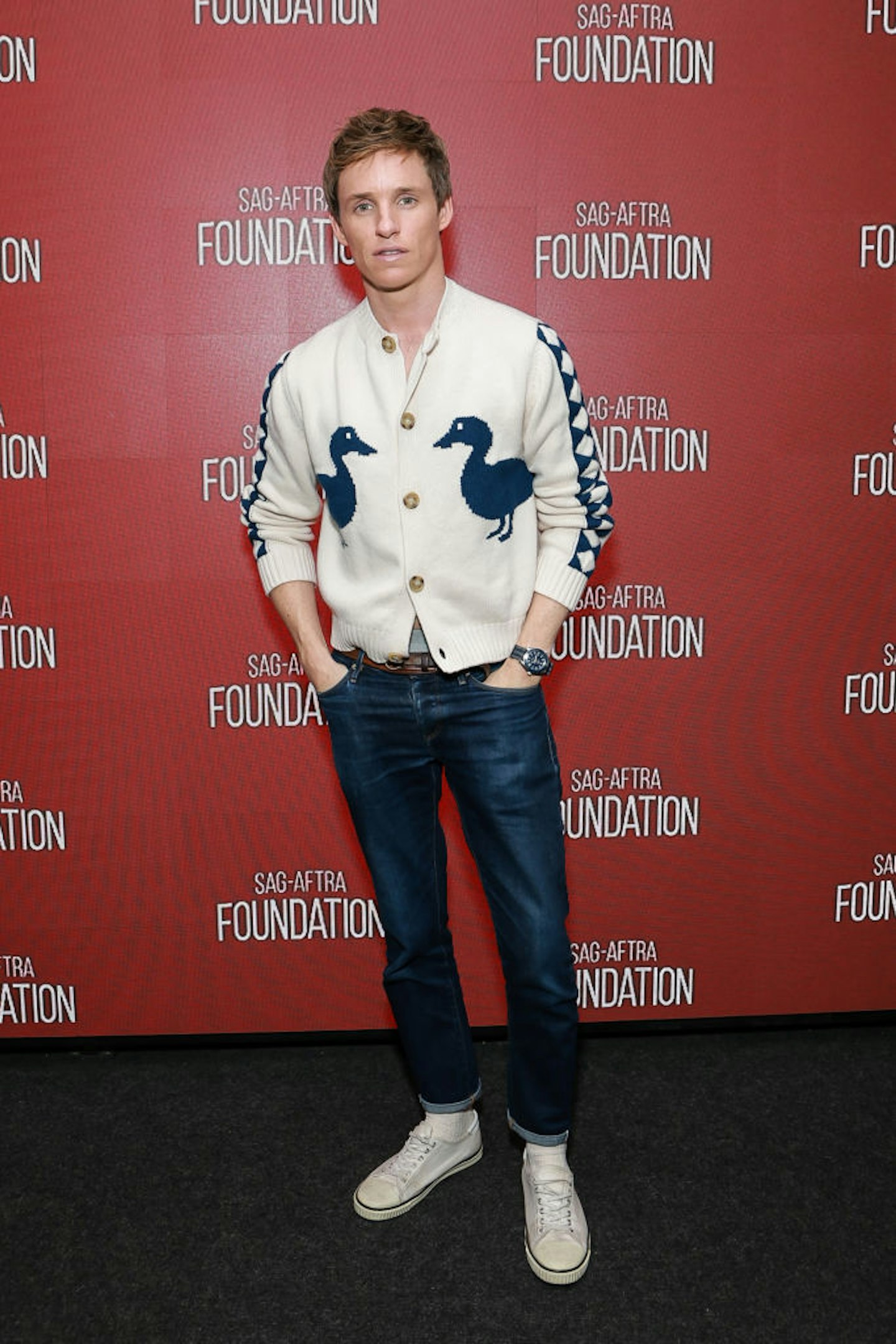 Eddie Redmayne S.S. Daley cardigan