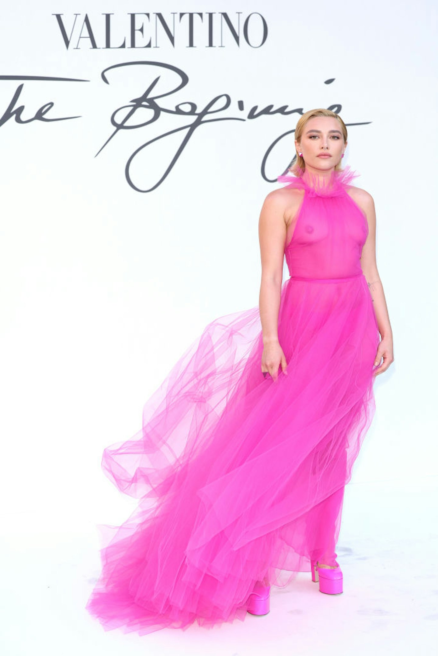 Florence Pugh Elevates Side-Boob Dressing In Valentino