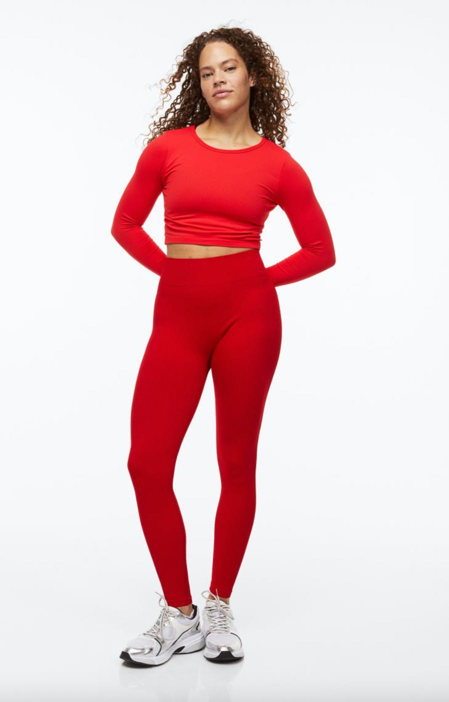 Wine Basic Seamless High Waist Gym Leggings