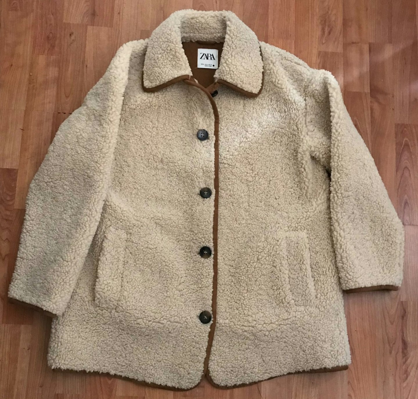 Zara, Faux Shearling Coat