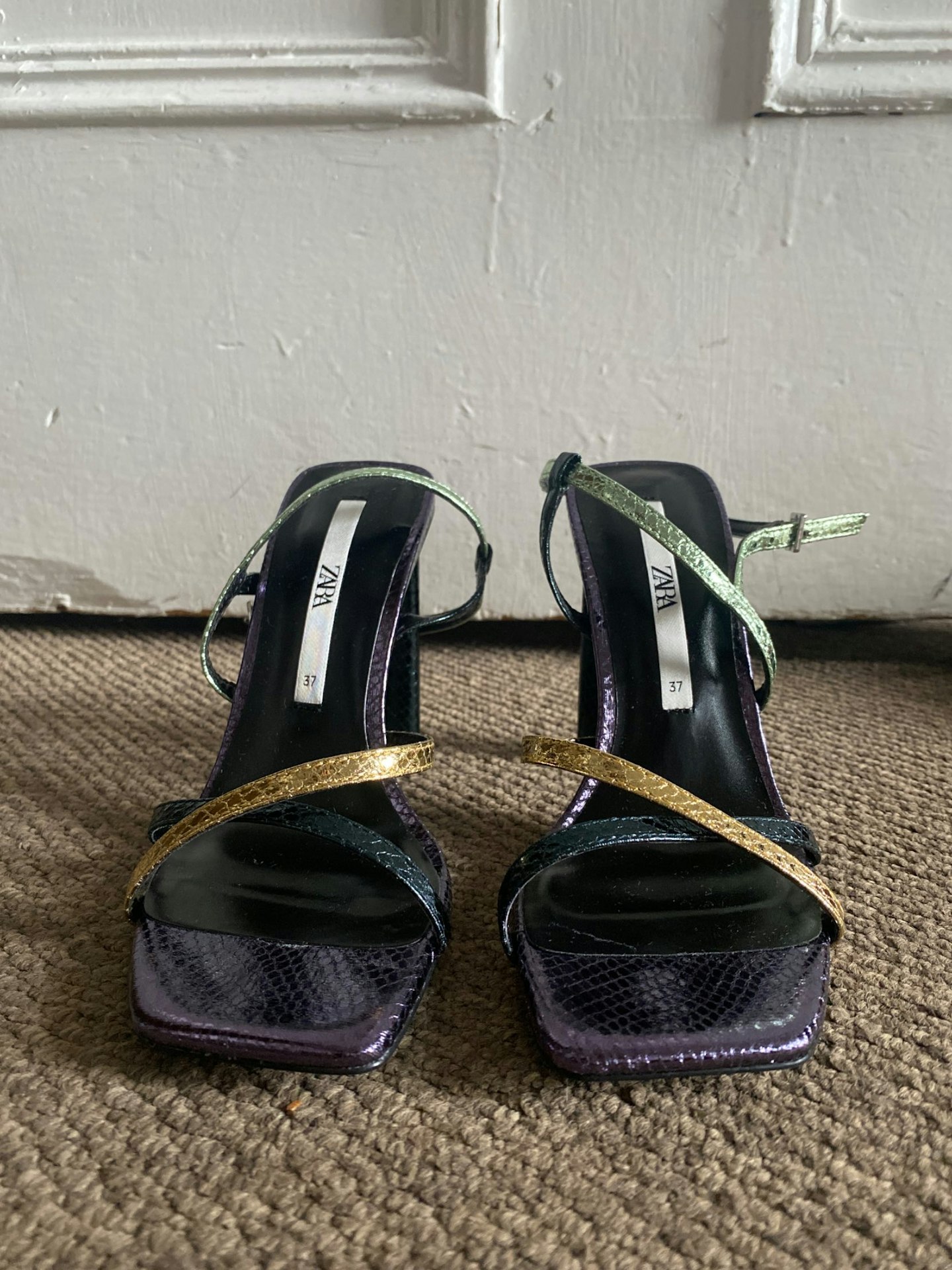 Zara, Multi-Strap Heeled Sandals
