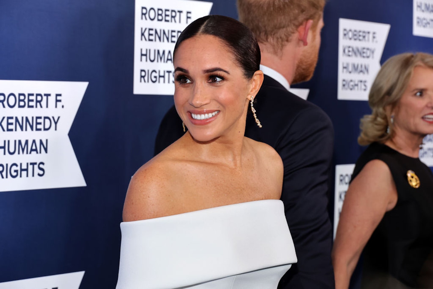 Meghan Markle's White Louis Vuitton Gown Speaks to Her Style