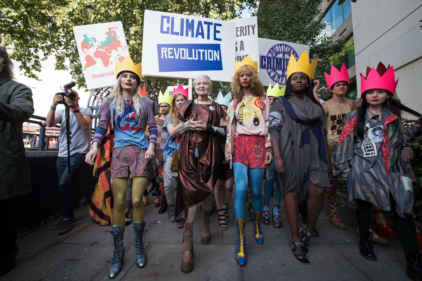 Vivienne Westwood Climate Revolution protest, 2015