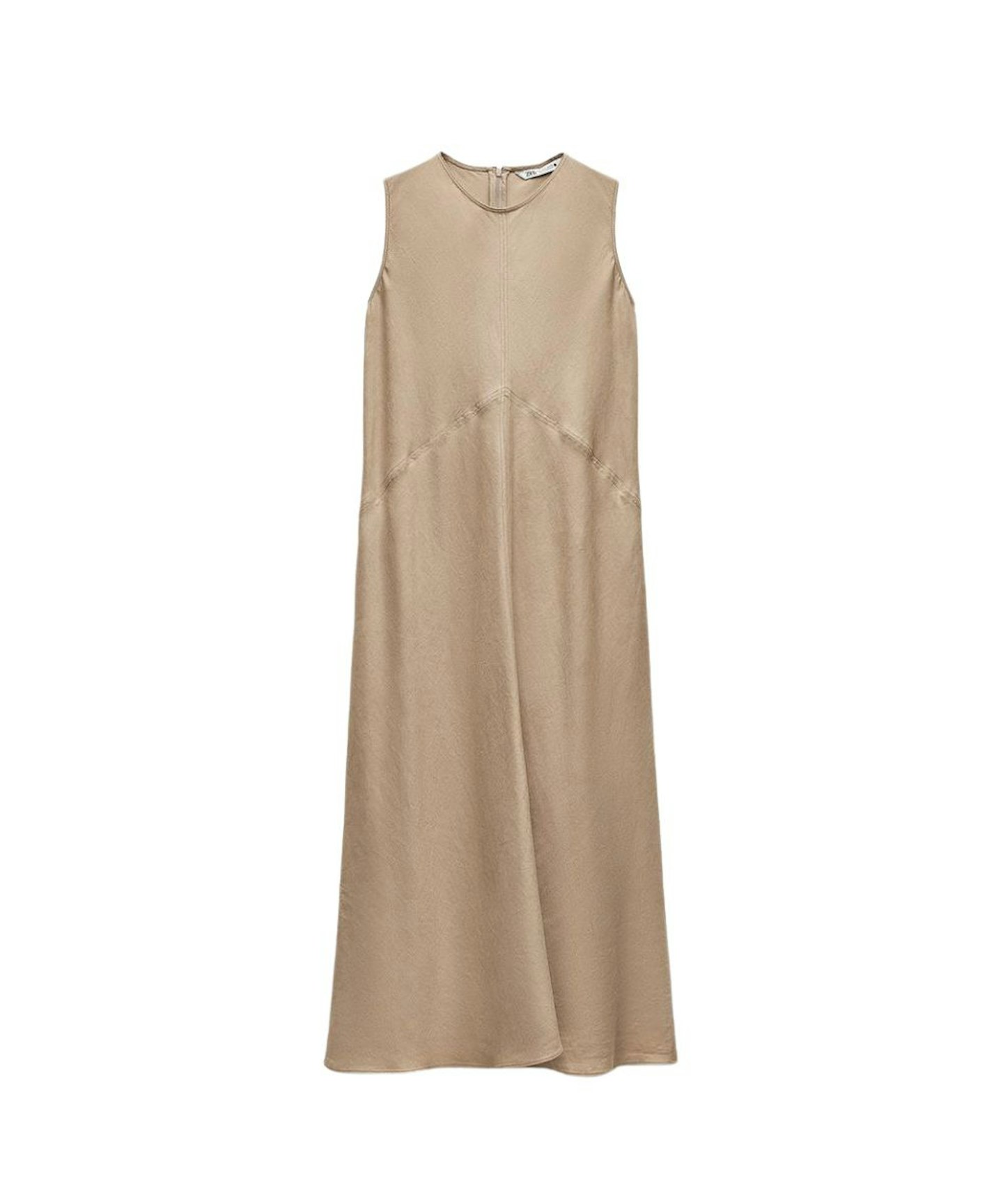 zara linen dress