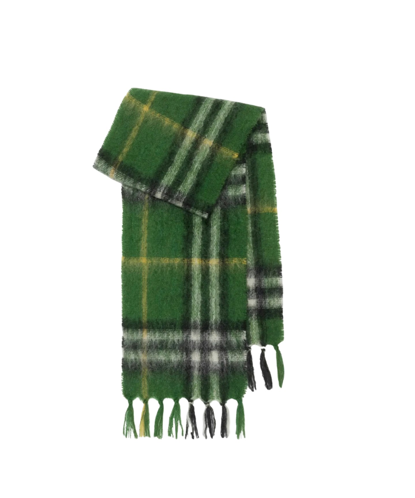 Burberry, Check Mohair Wool Scarf