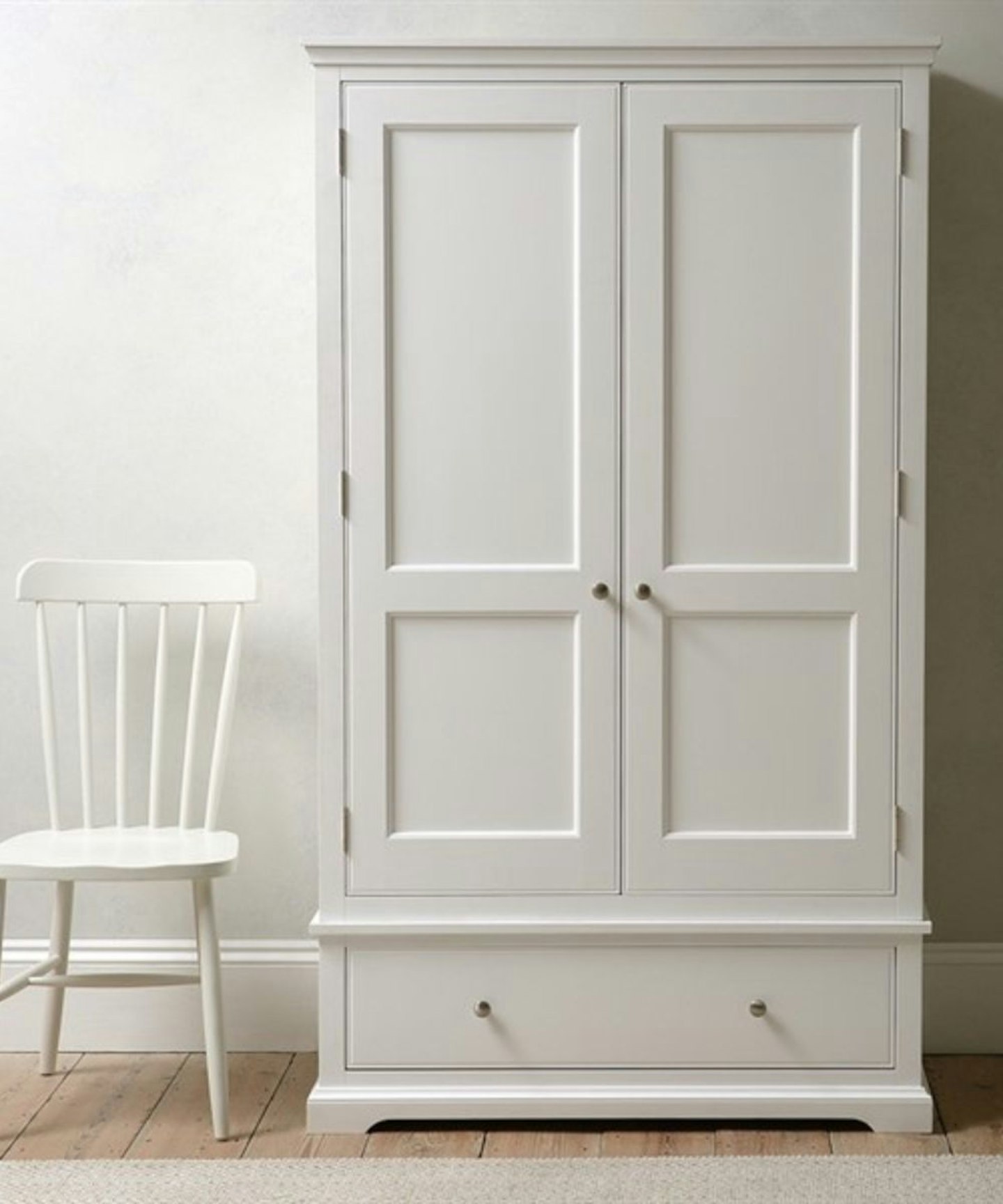 Cotswold Company Fairford Soft White Double Wardrobe Storage 