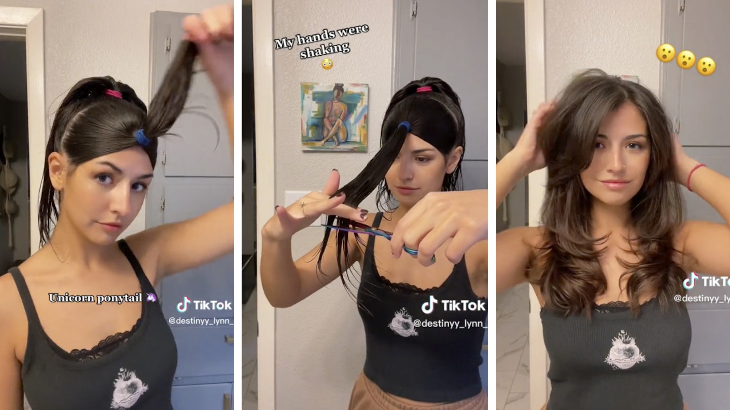 The Viral Two Step Butterfly Cut Technique TikTokers Are Trying the-viral-two-step-butterfly-cut-technique-tiktokers-are-trying