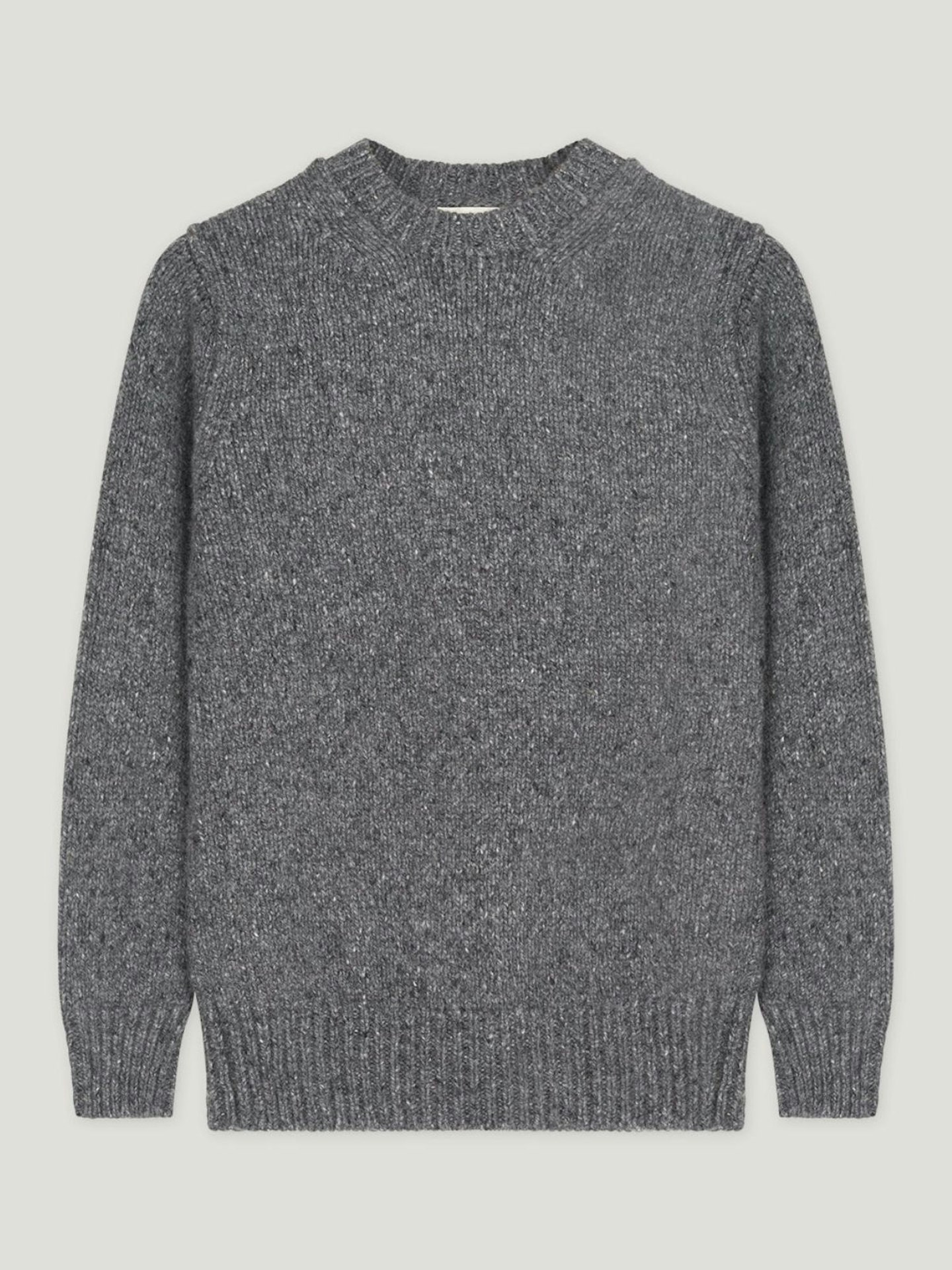 Connolly, Grey Super Luxe Cashmere Crewneck