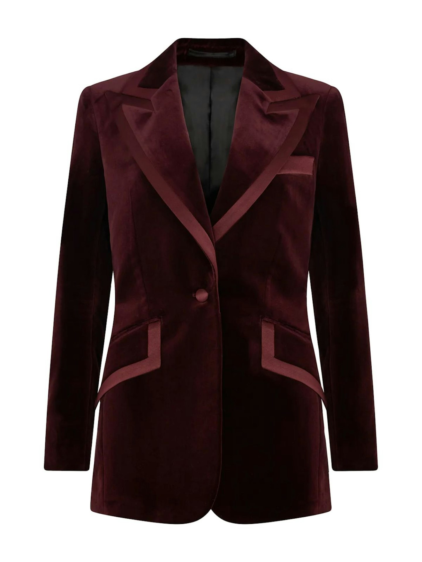 Knatchbull, Single Breasted Jacket In Velvet