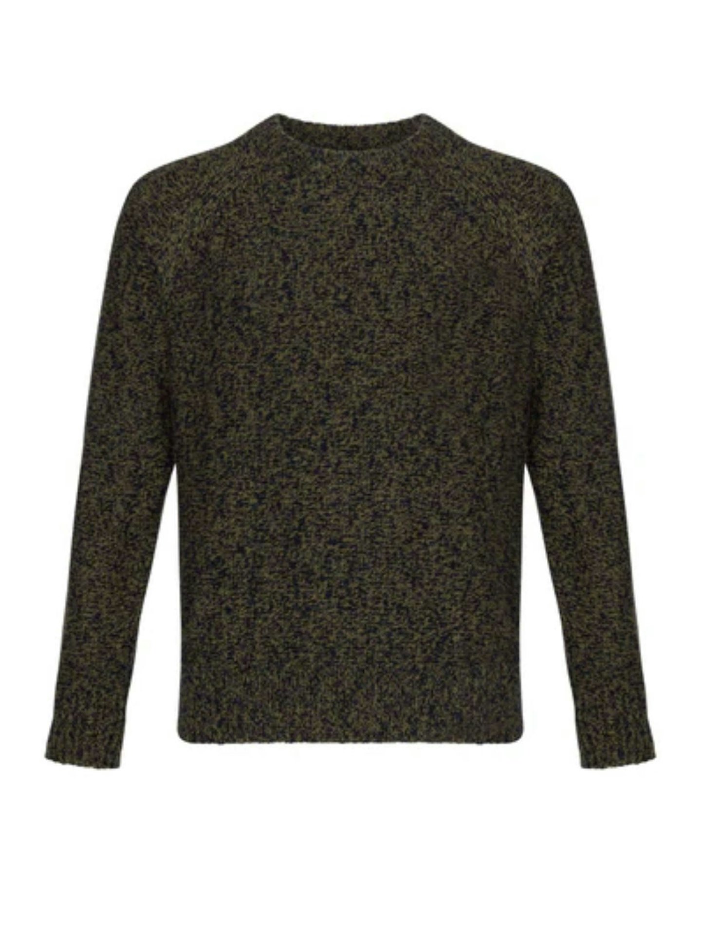 Johnstons of Elgin, Wool Cashmere Slub Crew Neck