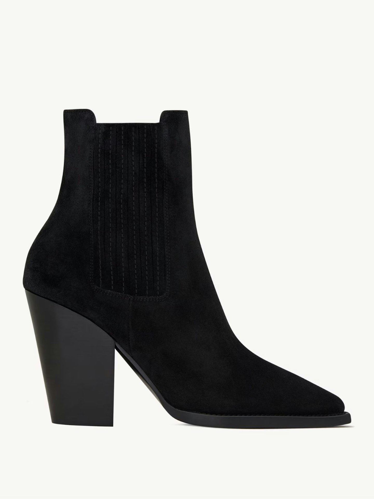 Saint Laurent, Theo Chelsea Booties In Suede