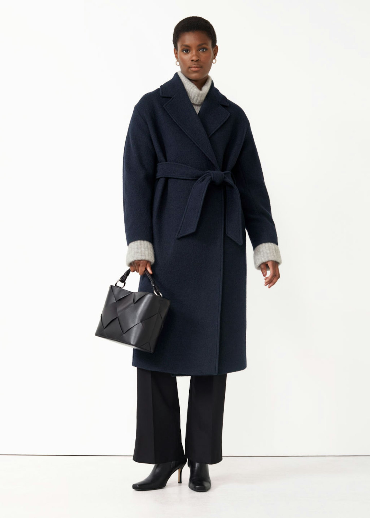 & Other Stories, Voluminous Belted Wool Coat