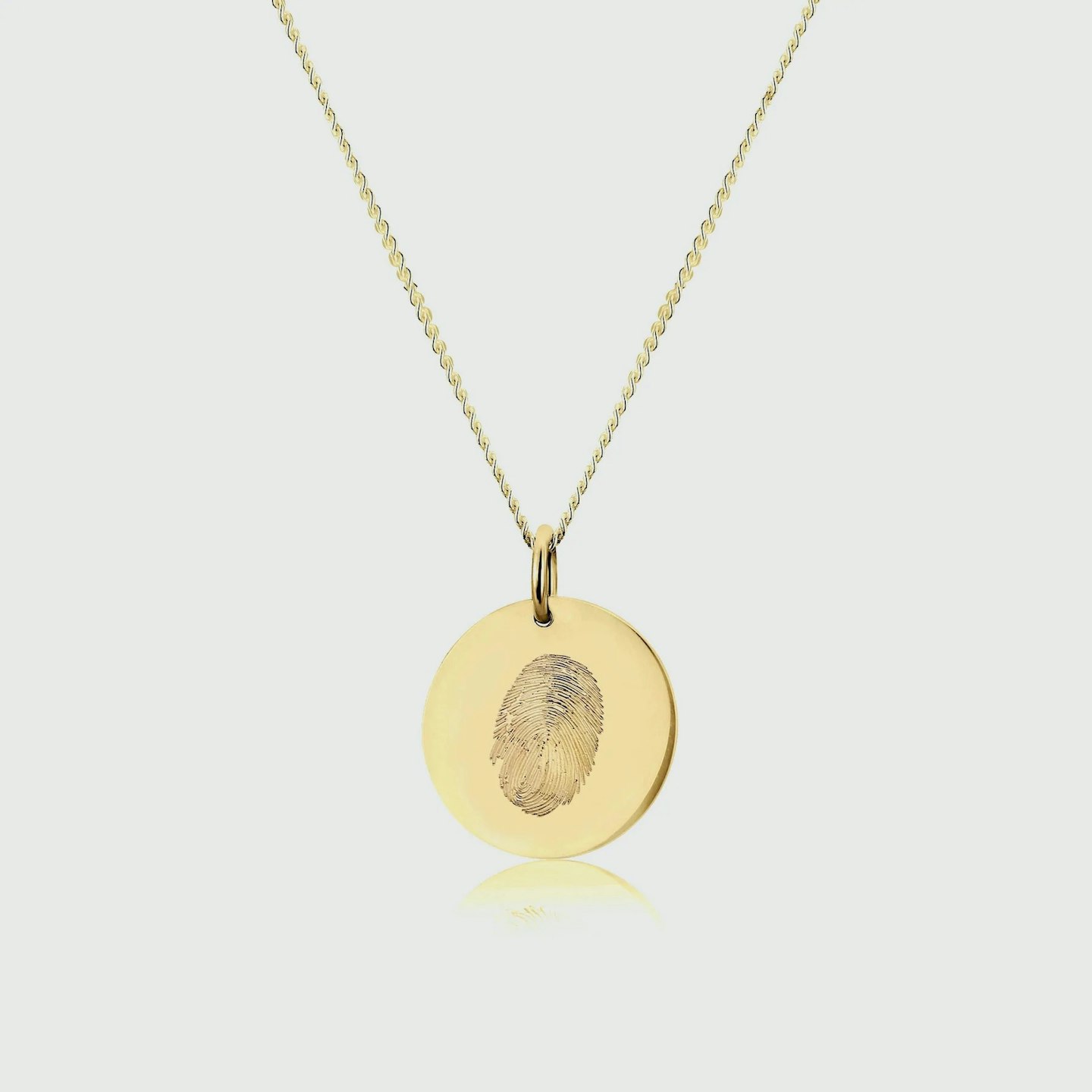Auree, Northcote 9ct Gold Fingerprint Pendant