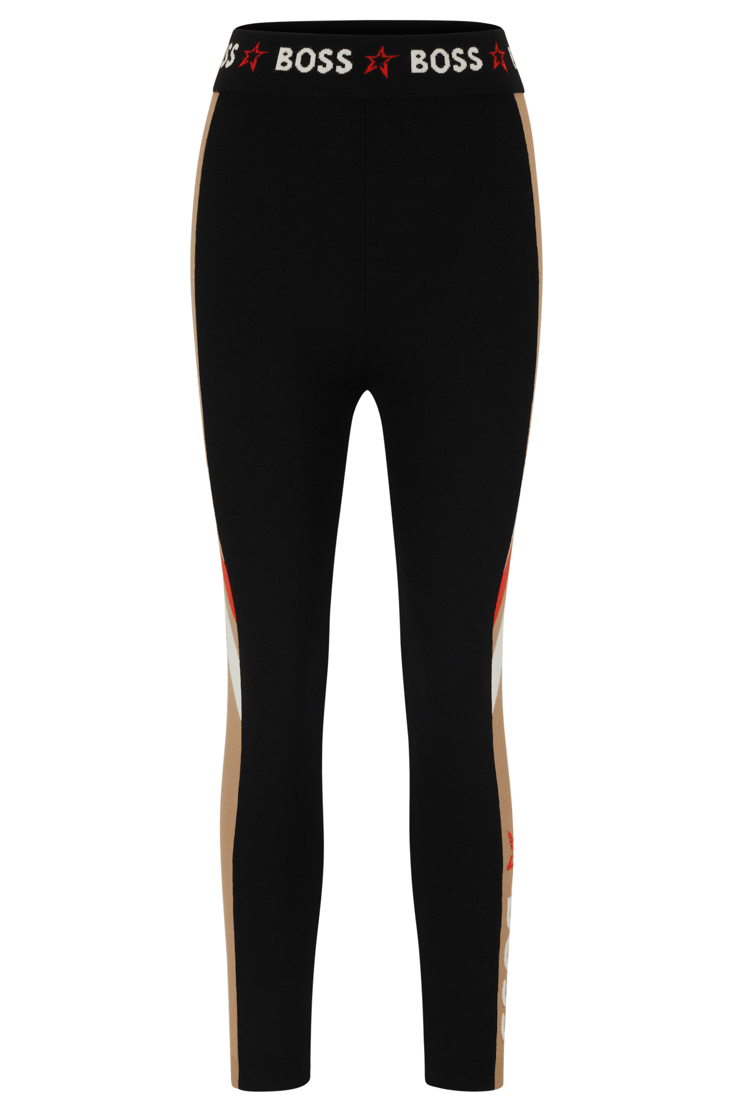 Wool-Blend Trousers With Branding