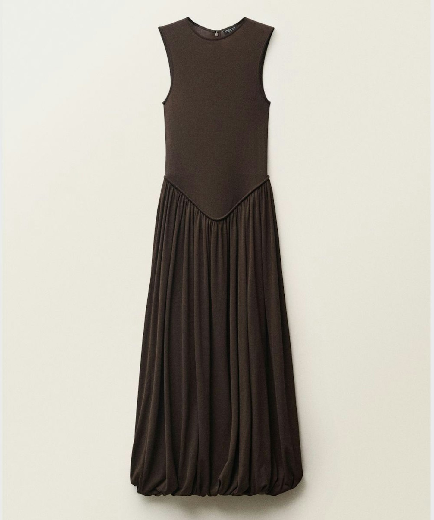 Mango Puffed Hem Dress