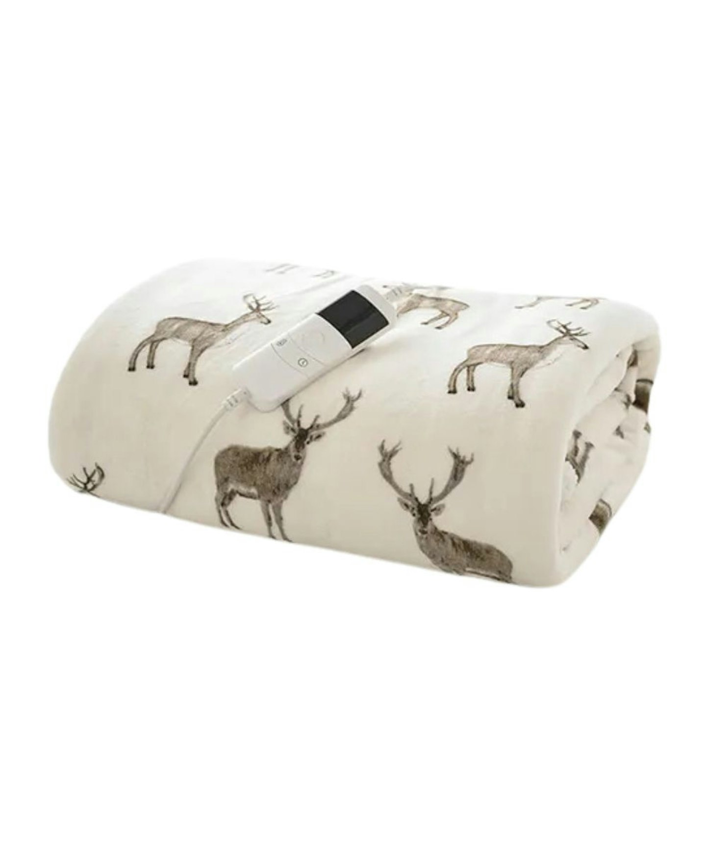 Deyongs, Sterling Stag White Heated Throw 
