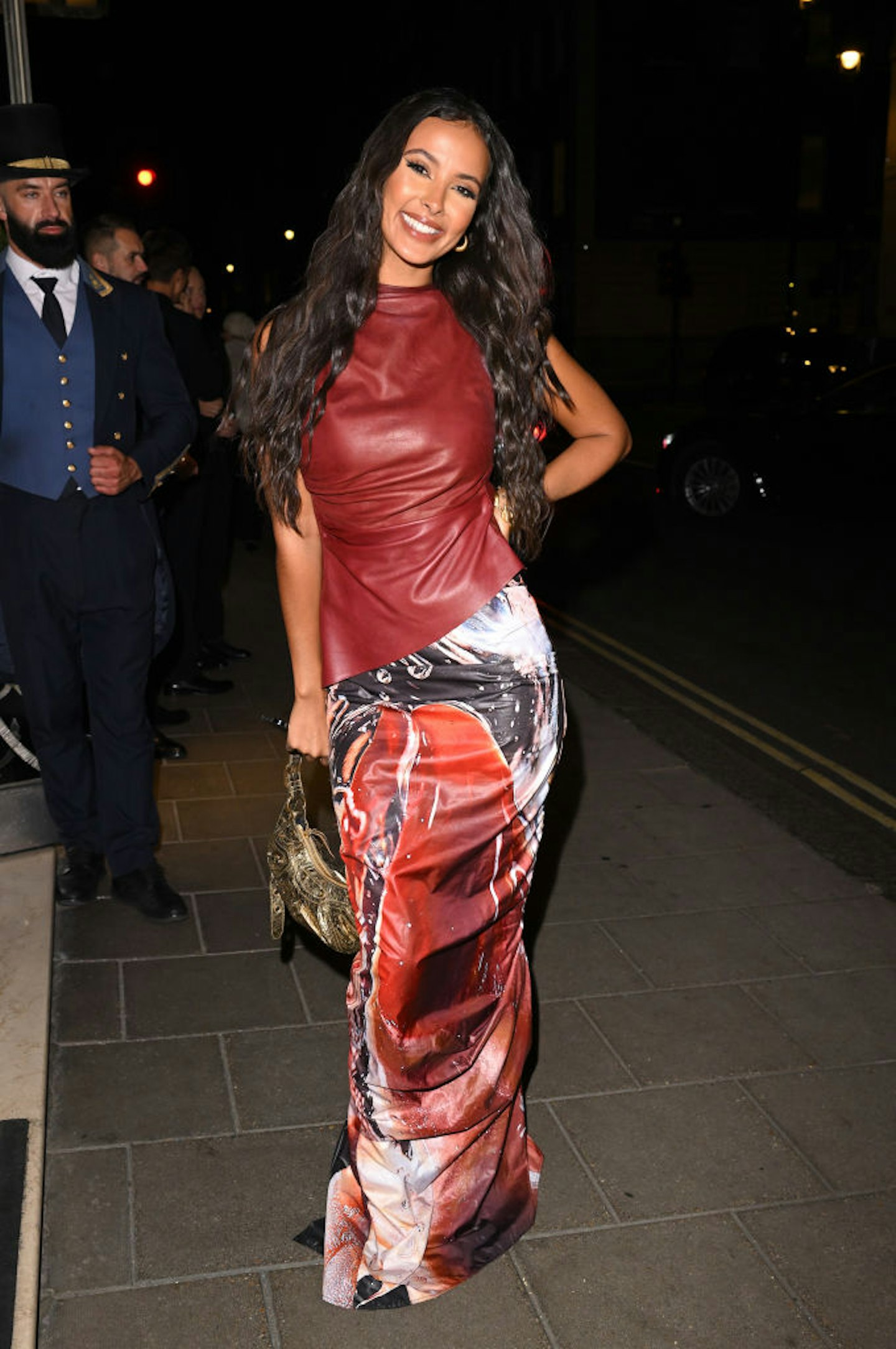 Maya Jama A Visible Man party