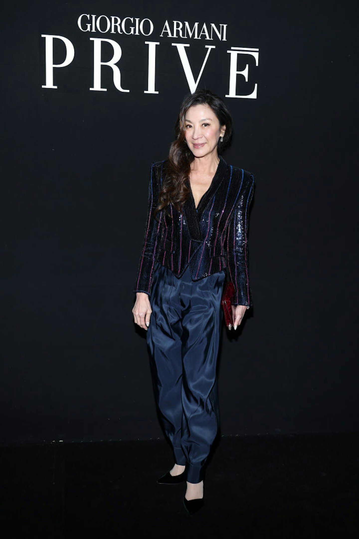 Michelle Yeoh Paris Couture Week Armani Privé