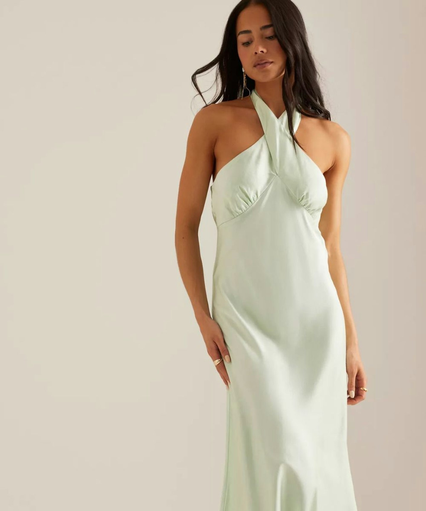 Nobody's Child Novie Halter Maxi Dress