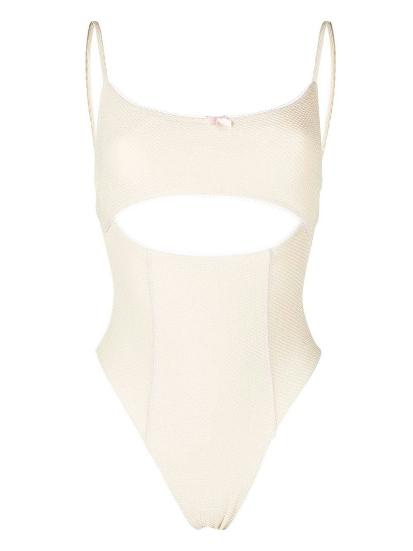Frankies Bikinis white swimsuit