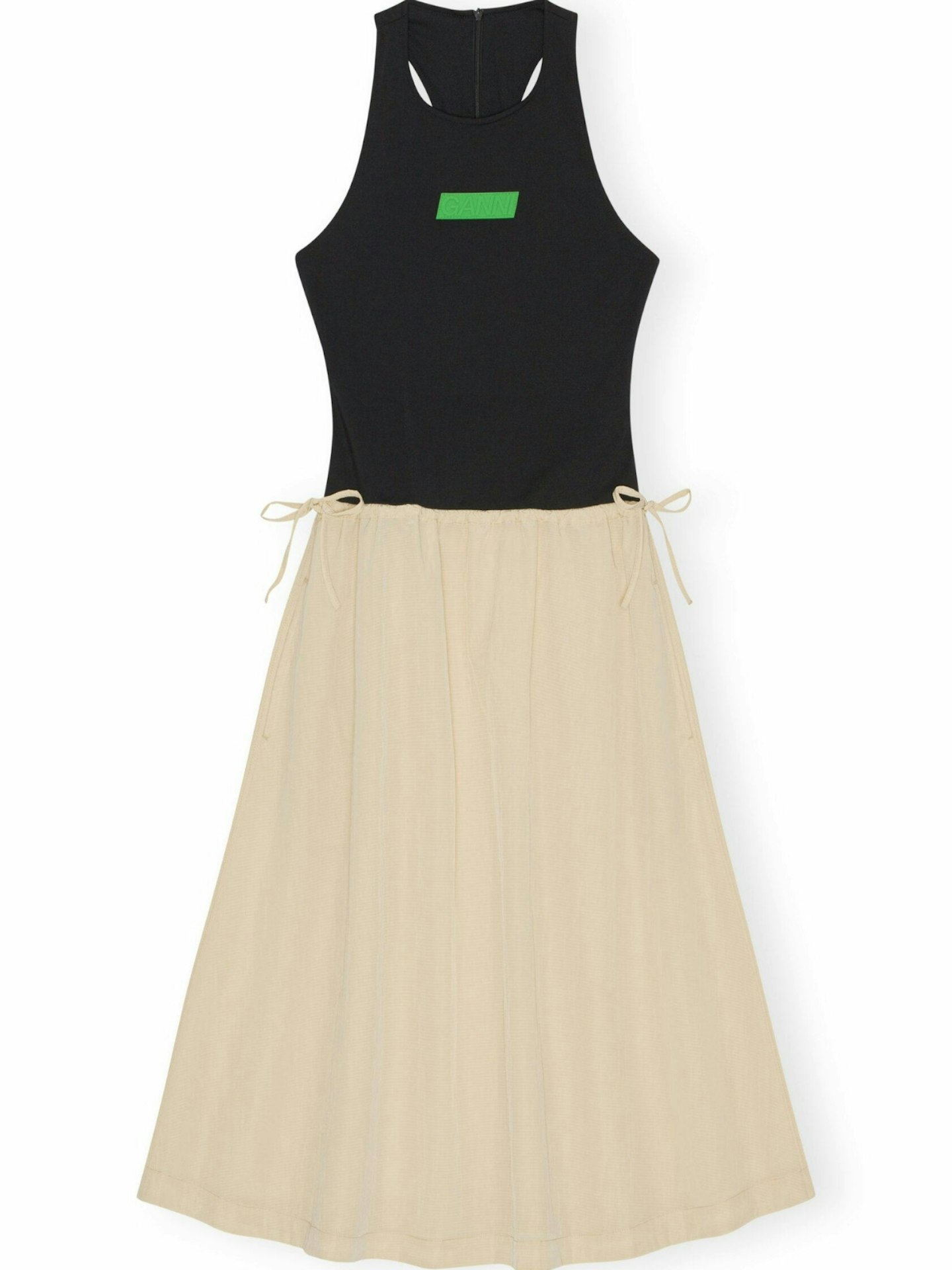 Ganni, Light Tech Drawstring Dress
