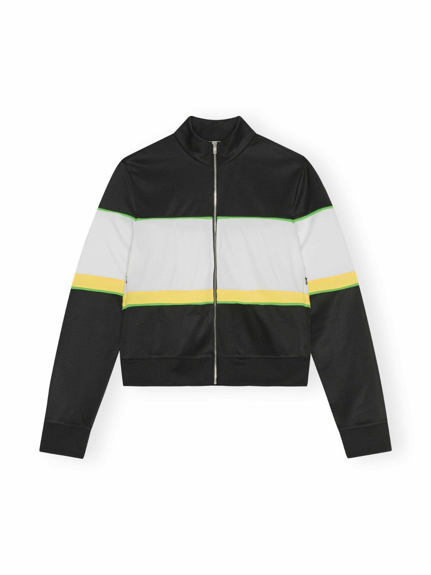 Ganni, Sporty Jersey Tracksuit Jacket