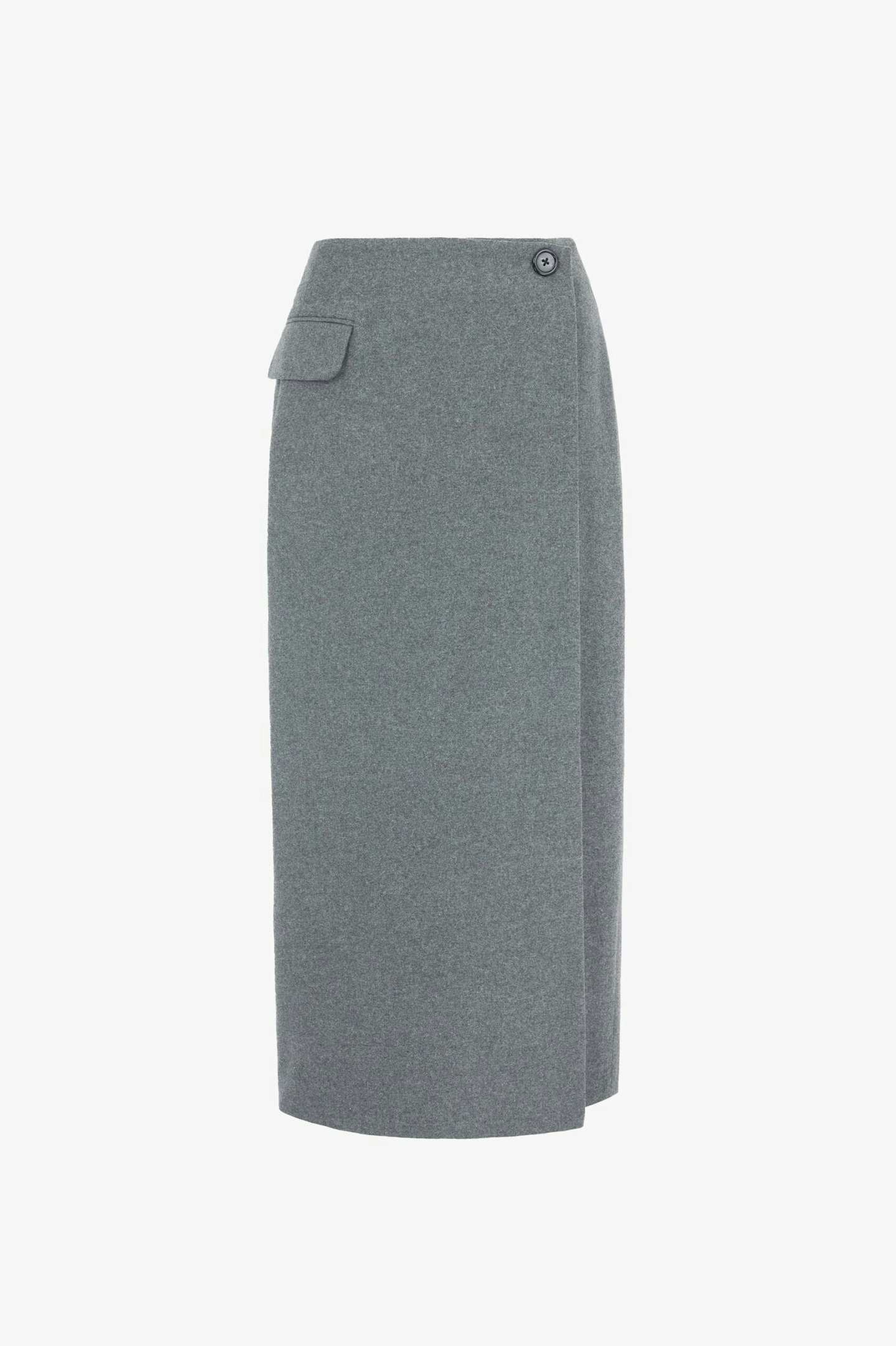 Aligne, Grey Wool Wrap Skirt autumn outfits