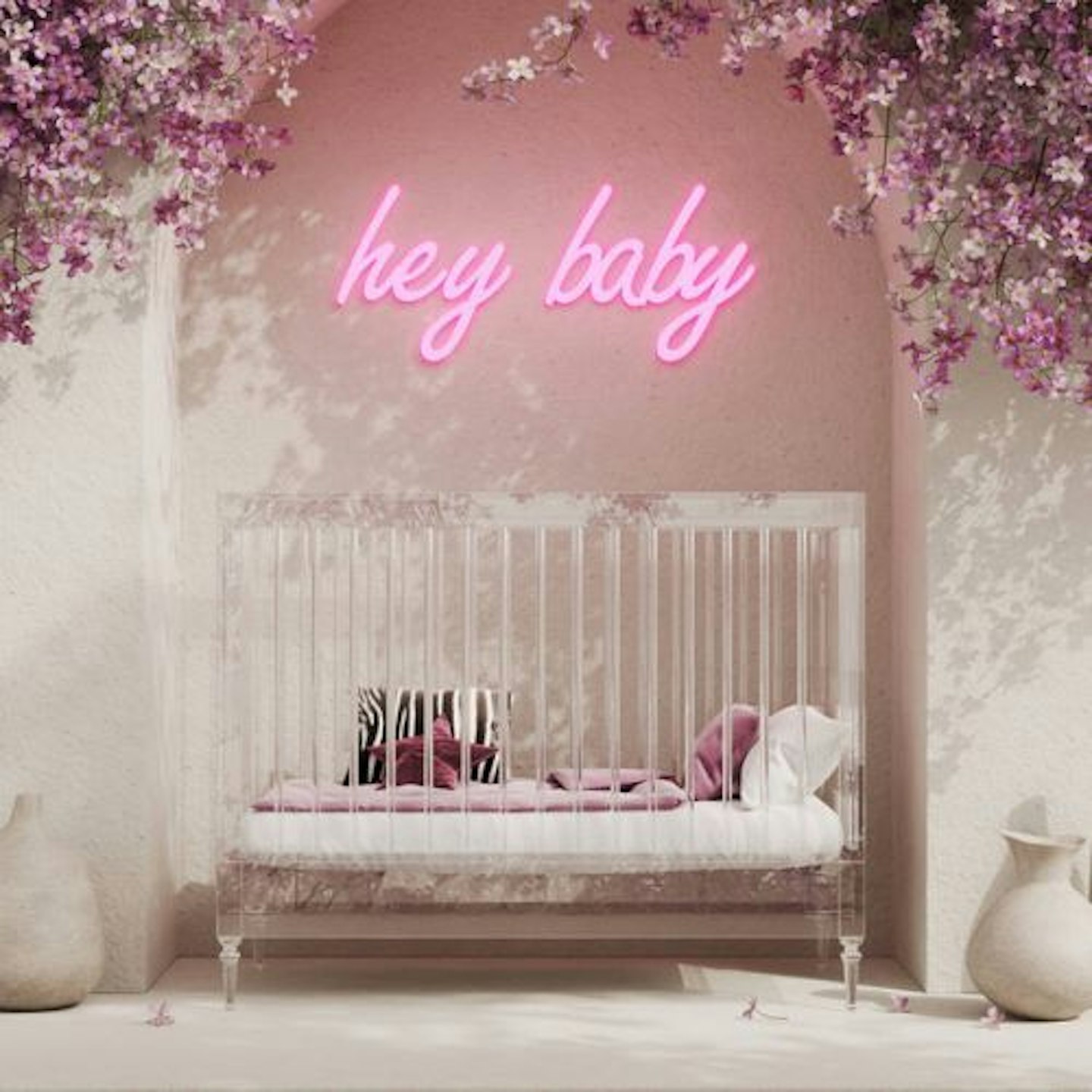Lucine Acrylic Cot Bed