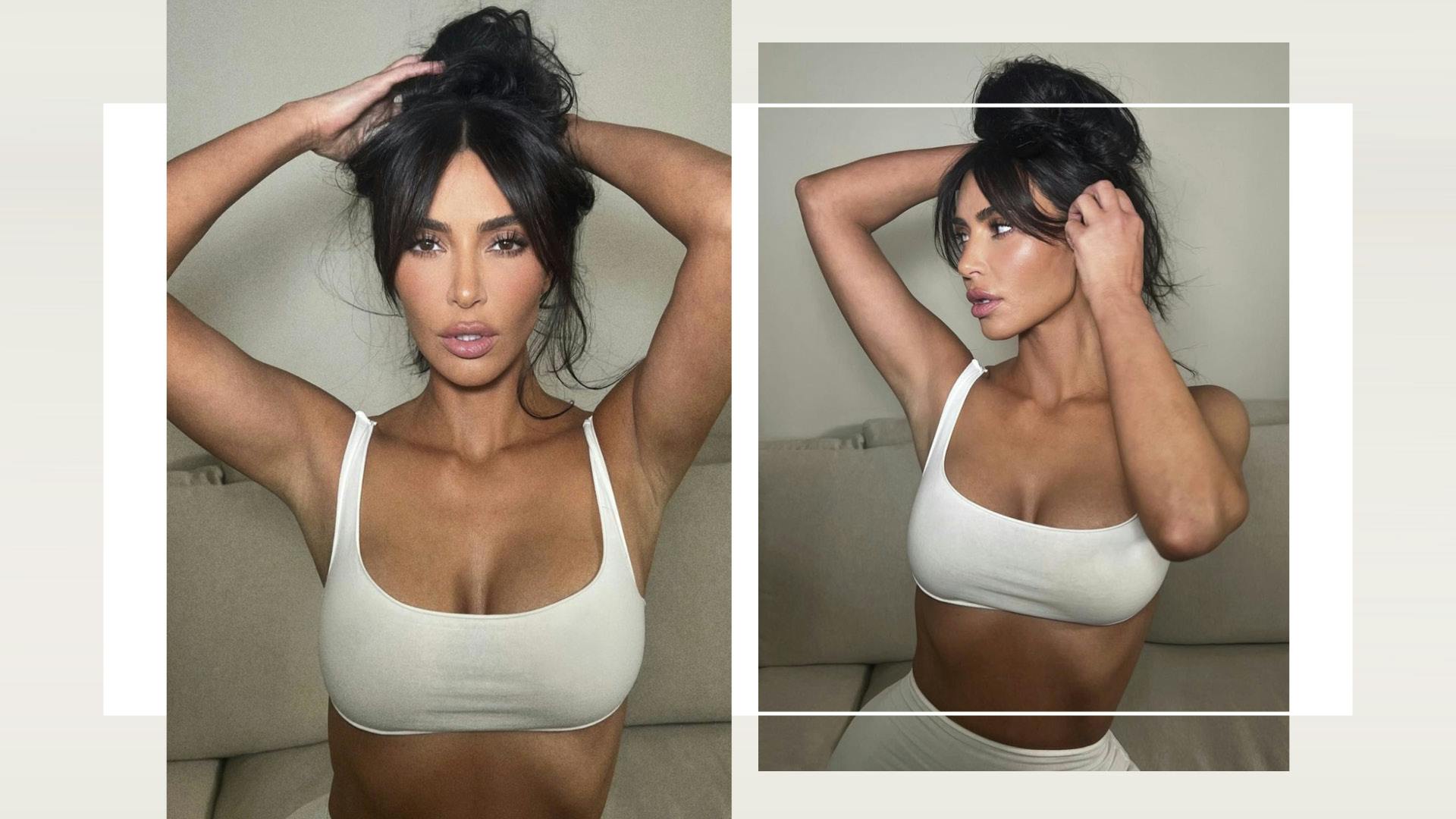 Kim Kardashian Got Curtain Bangs For Valentine’s Day Grazia