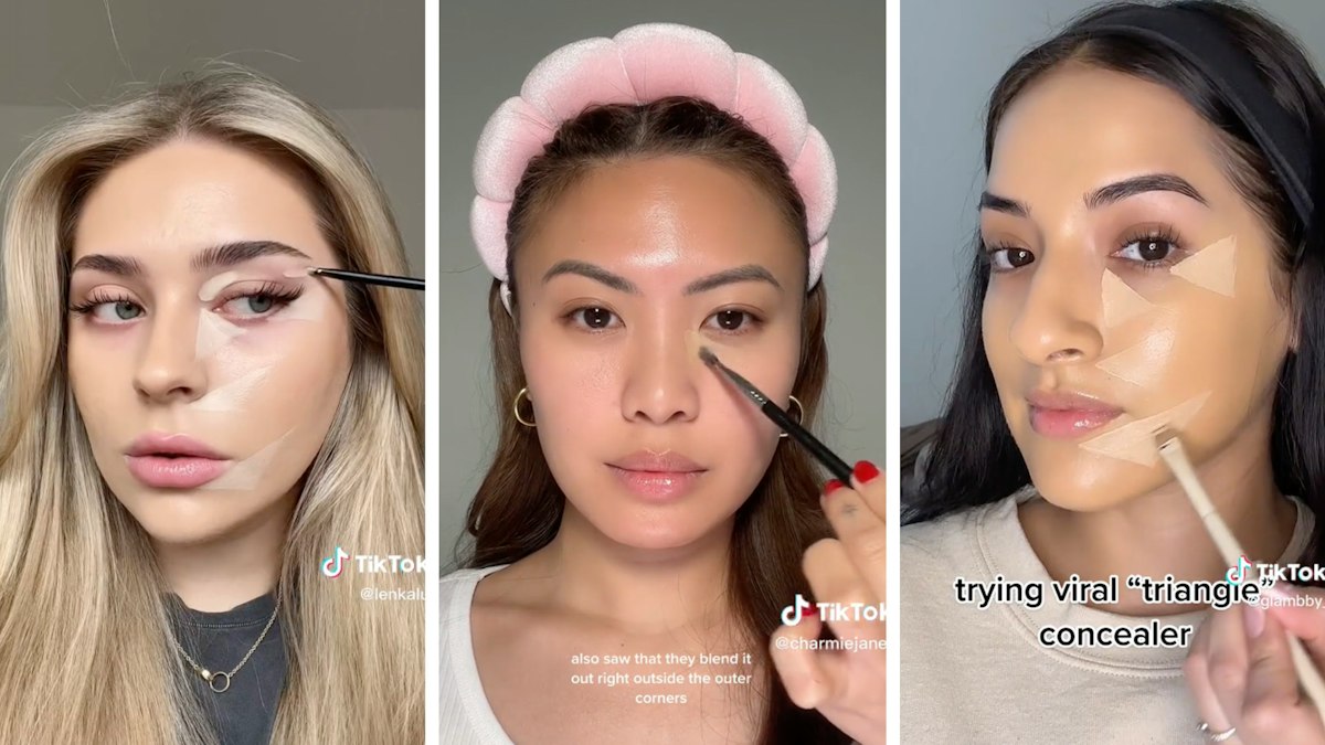 Triangle Concealer The Triangle Concealer Hack Taking Over TikTok