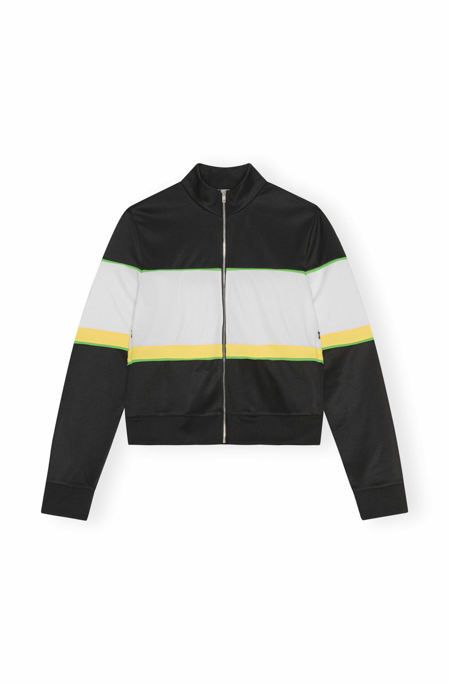 Ganni, Sporty Jersey Tracksuit Jacket