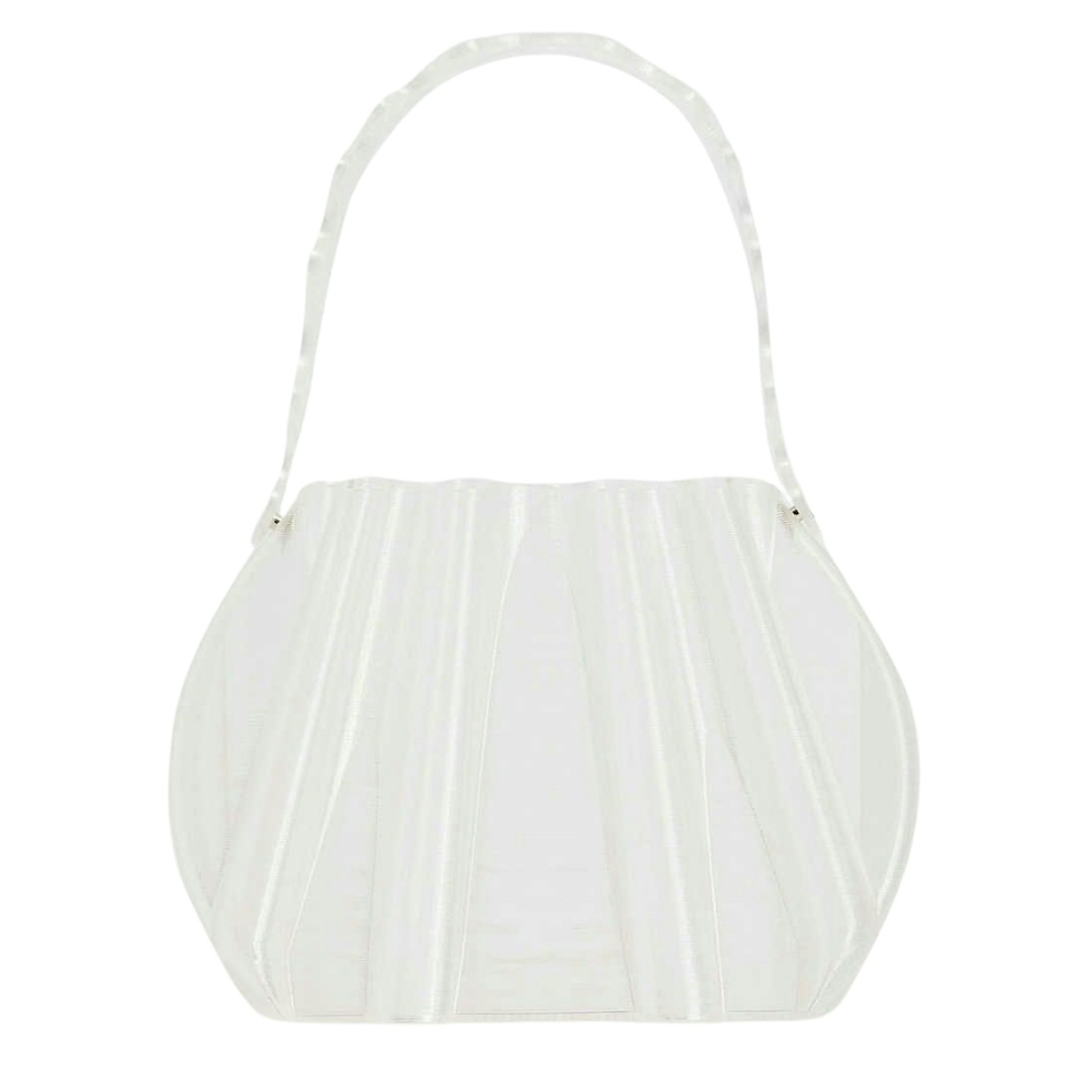 Touchless, Retro Pleat 3D-Printed Shoulder Bag