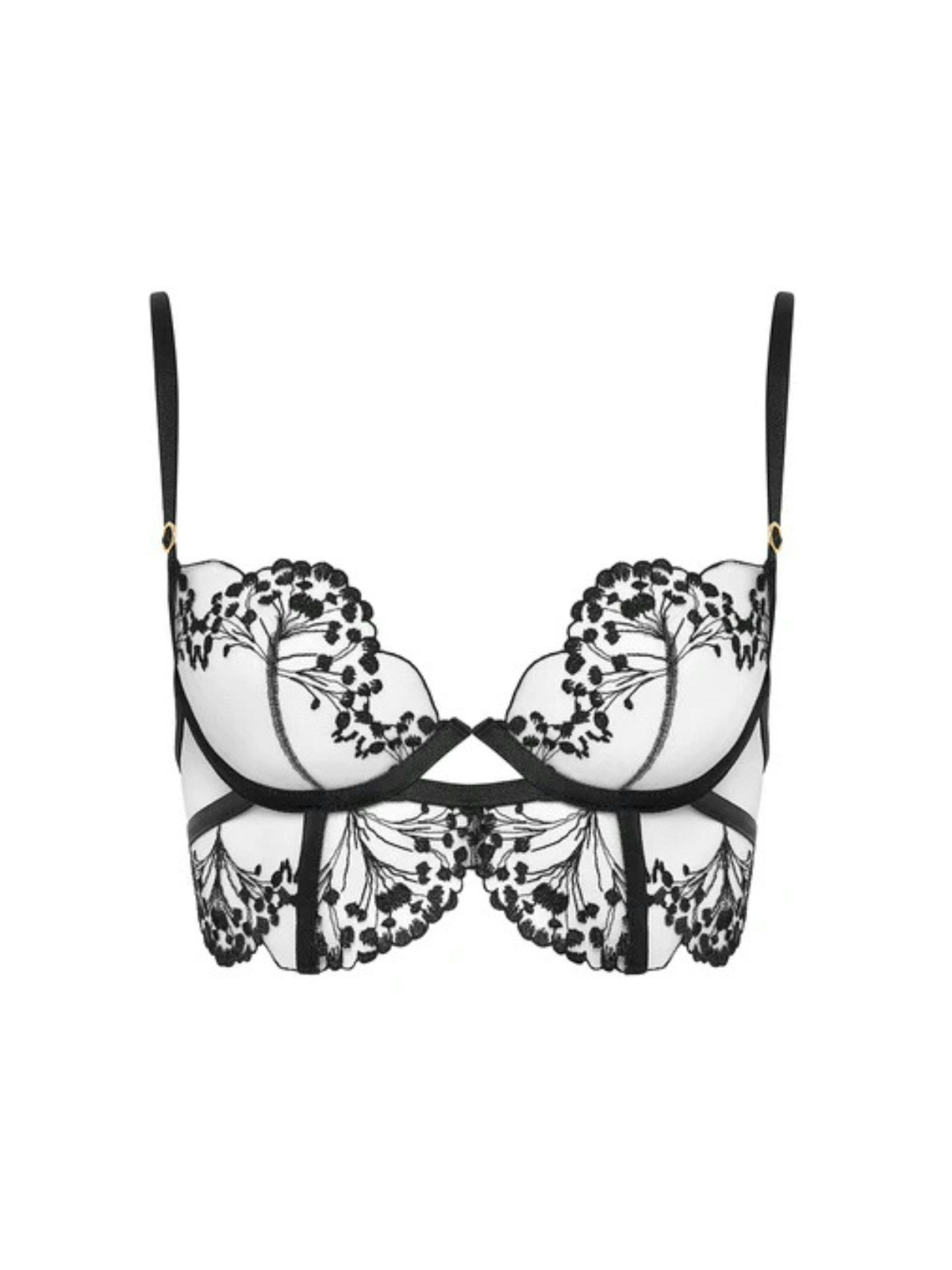 Bluebella, Marisa Bra Black/Sheer