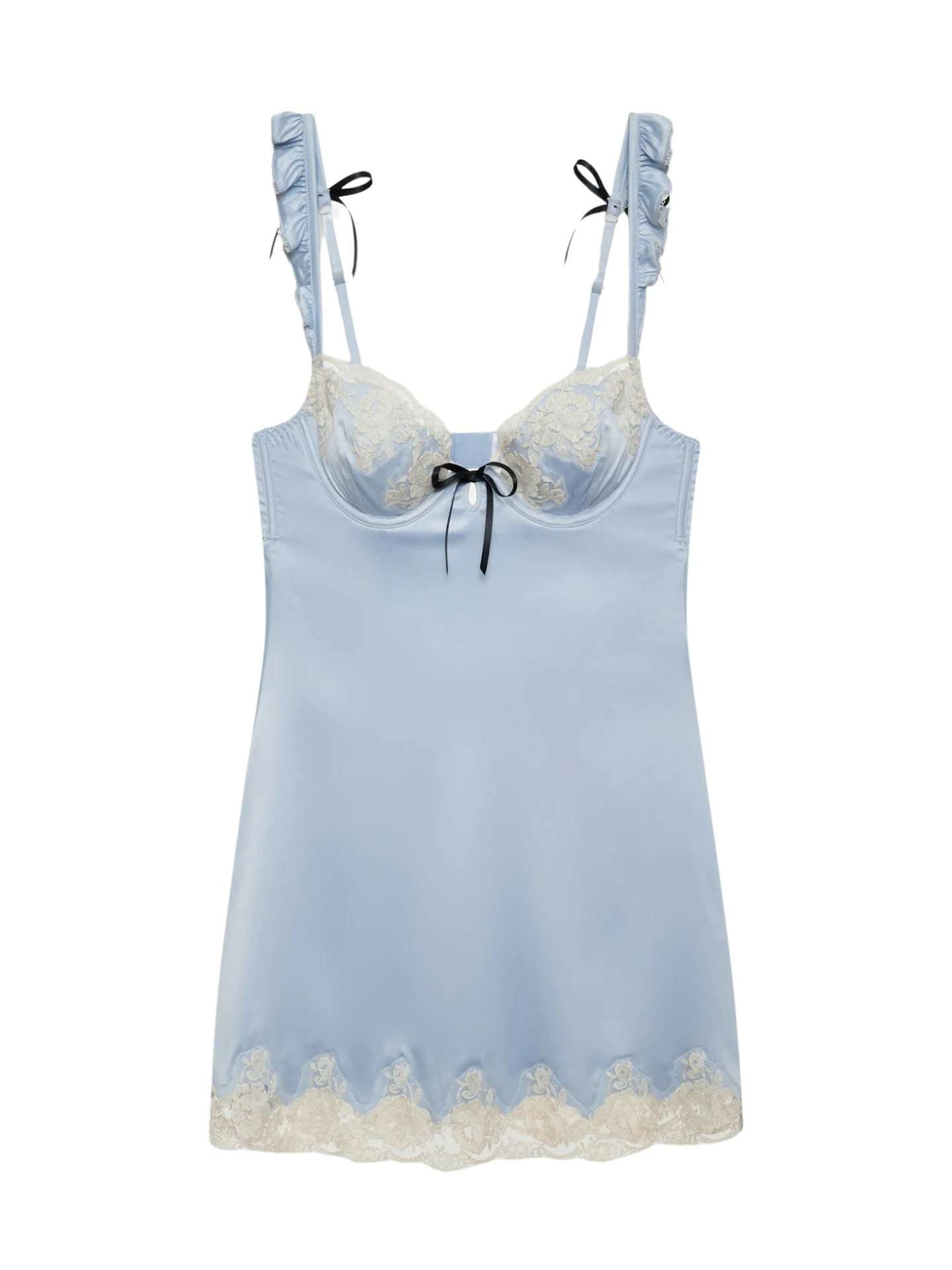 For Love & Lemons, Sweetheart Satin Slip Dress