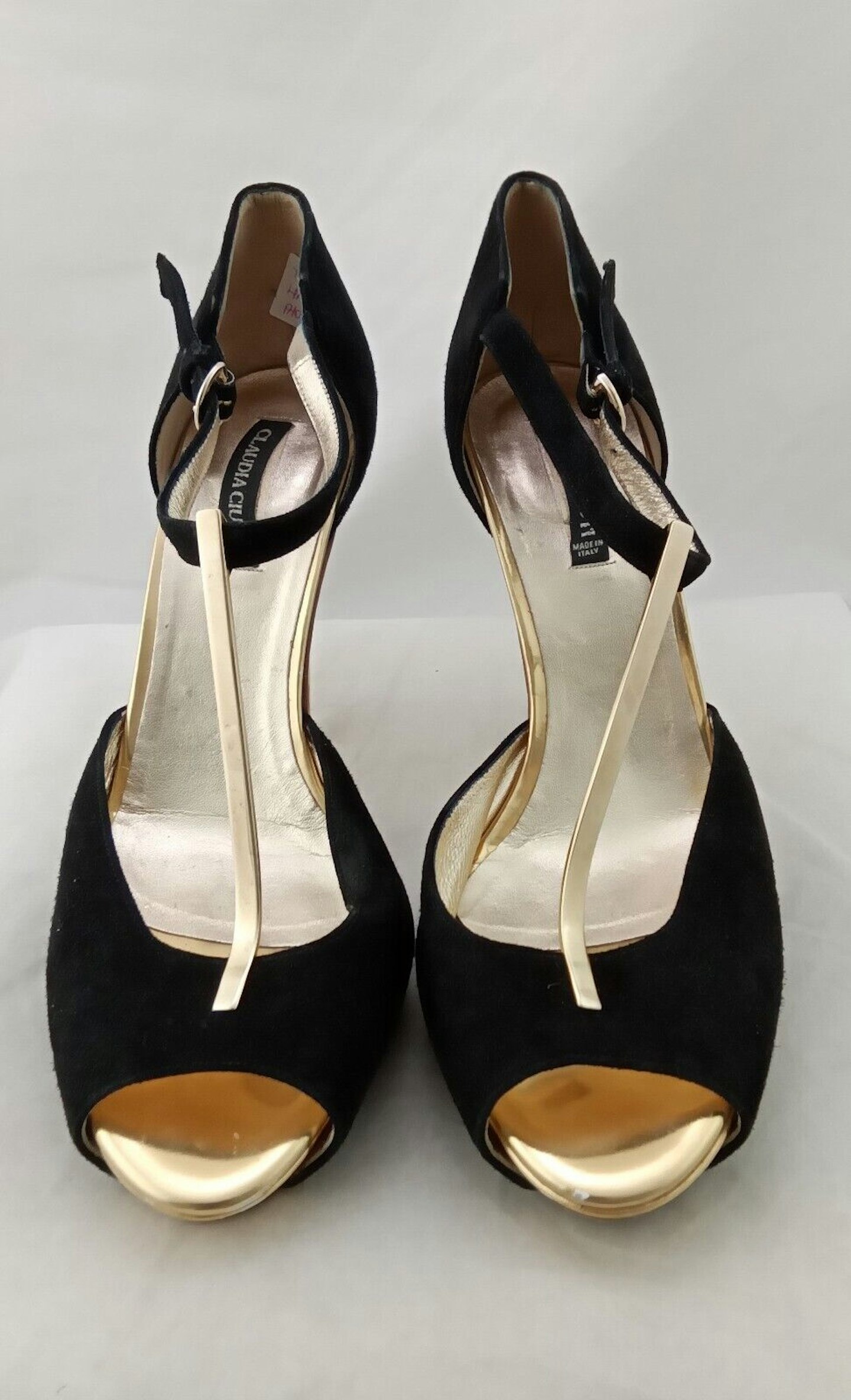 Claudia Ciuti, Black Suede Stilettos Size 6, Current Bid £7.99