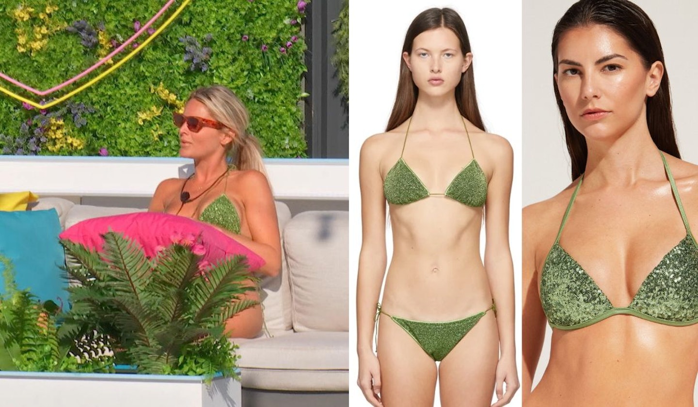 Claudia Fogarty's Green Sequin Bikini