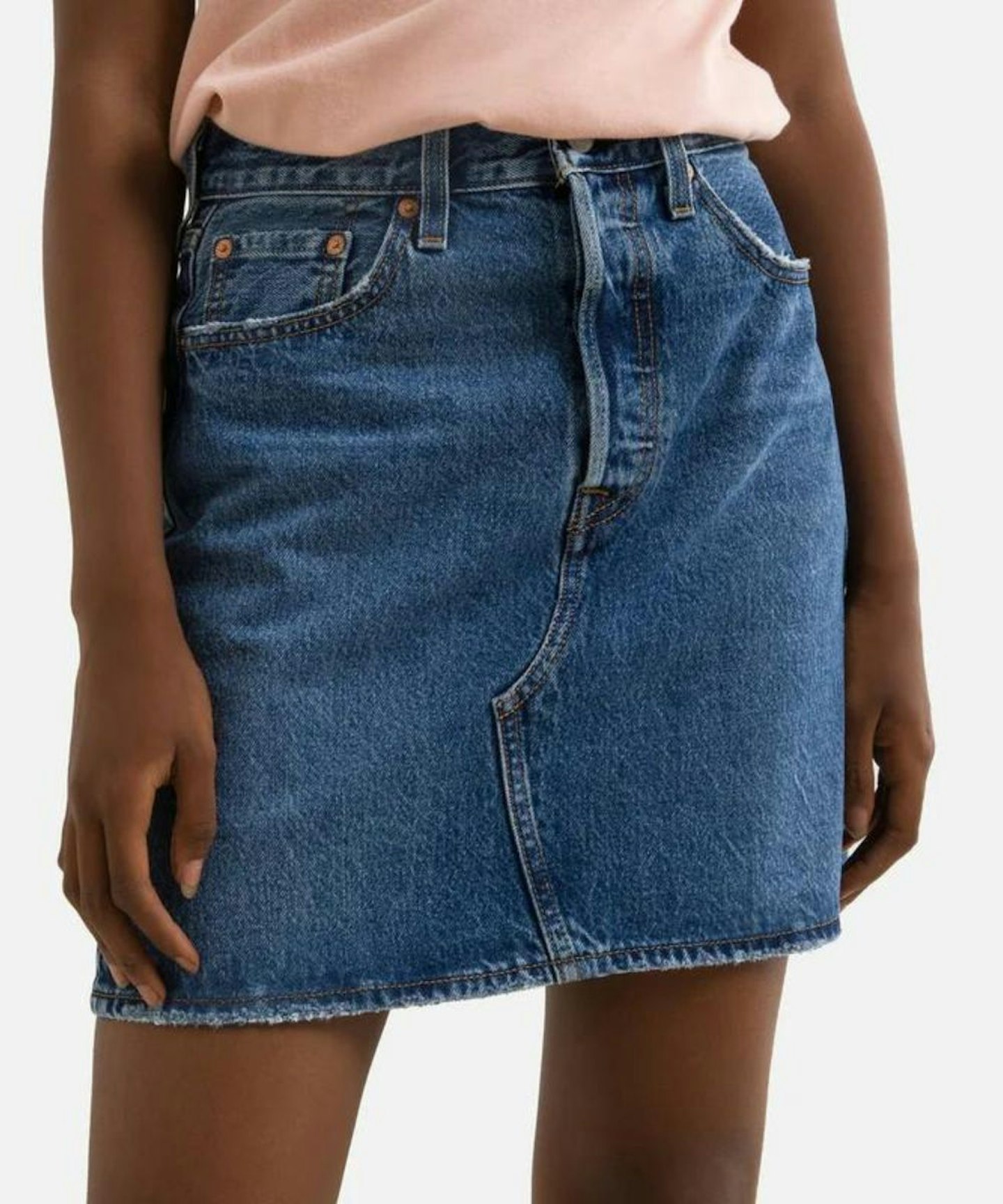 Levi's, HR Decon Iconic BF Denim Mini Skirt